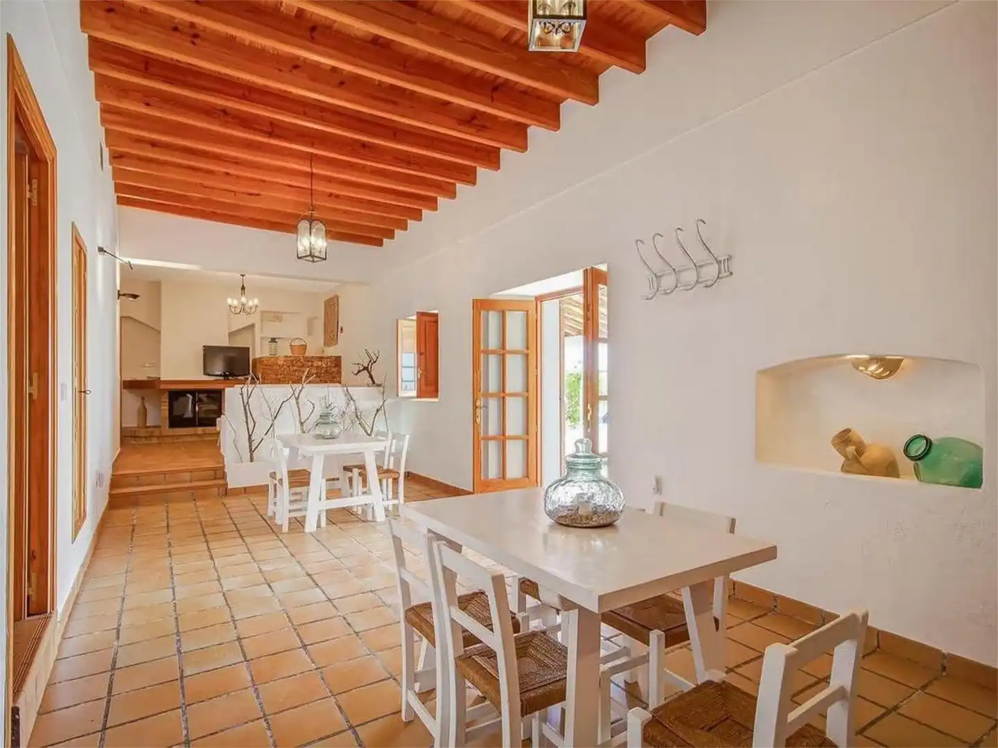 Comedor de Casa o chalet de alquiler en Sant Josep de sa Talaia con Aire acondicionado, Calefacción y Jardín privado