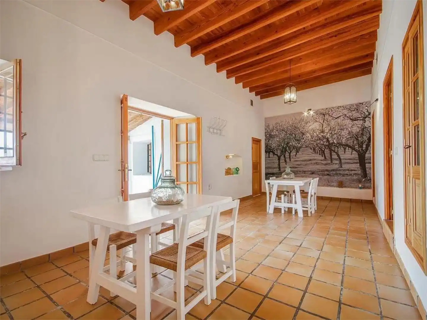 Comedor de Casa o chalet de alquiler en Sant Josep de sa Talaia con Aire acondicionado, Calefacción y Jardín privado