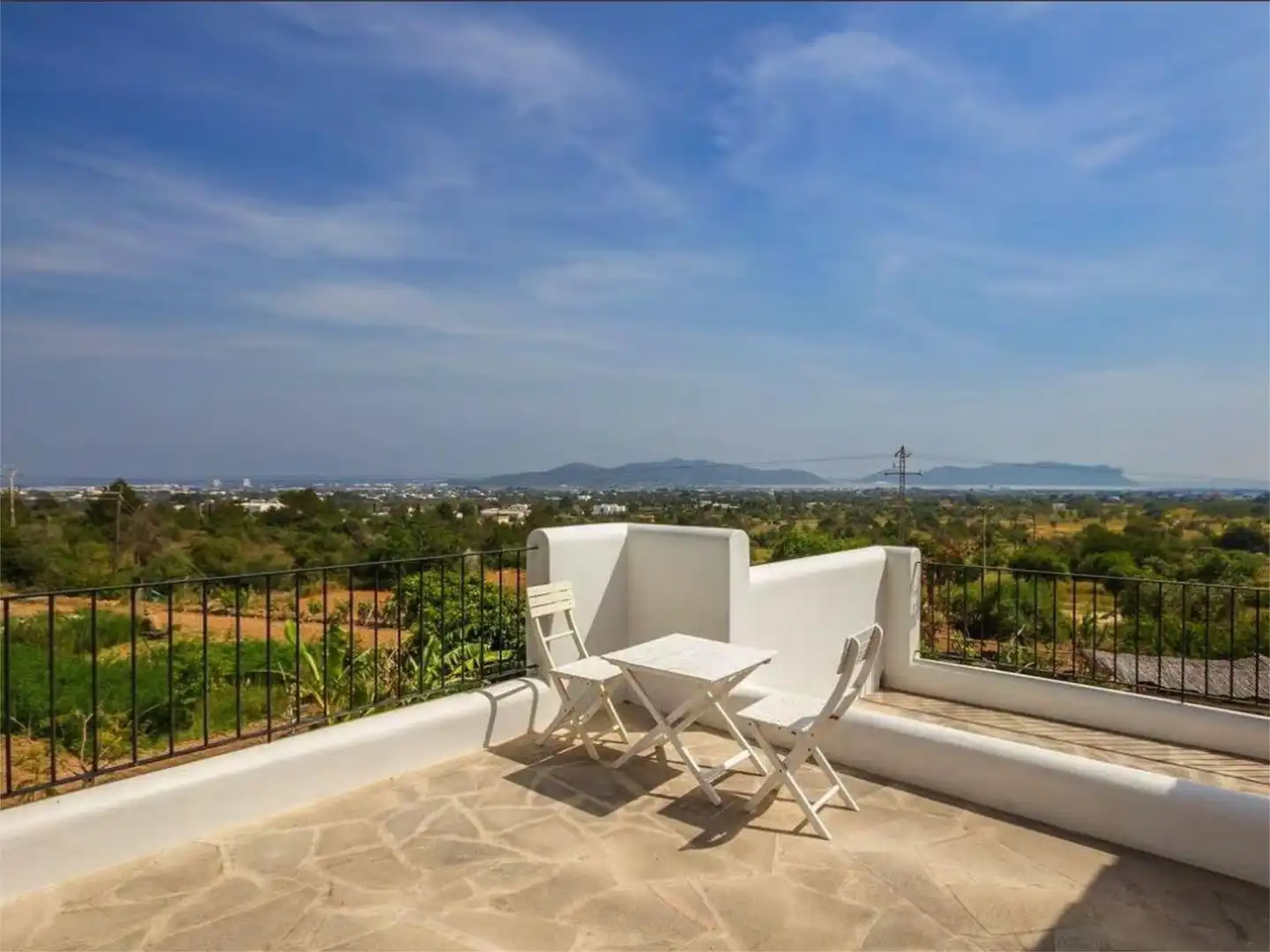 Terraza de Casa o chalet de alquiler en Sant Josep de sa Talaia con Aire acondicionado, Calefacción y Jardín privado