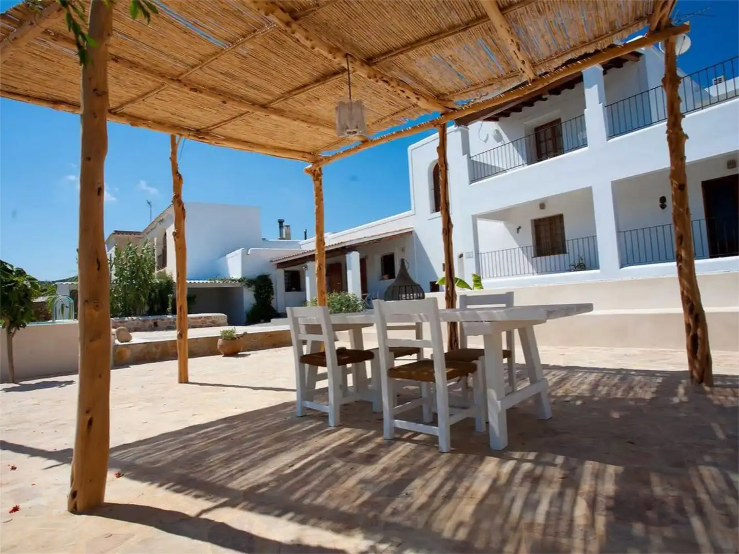 Terraza de Casa o chalet de alquiler en Sant Josep de sa Talaia con Aire acondicionado, Calefacción y Jardín privado