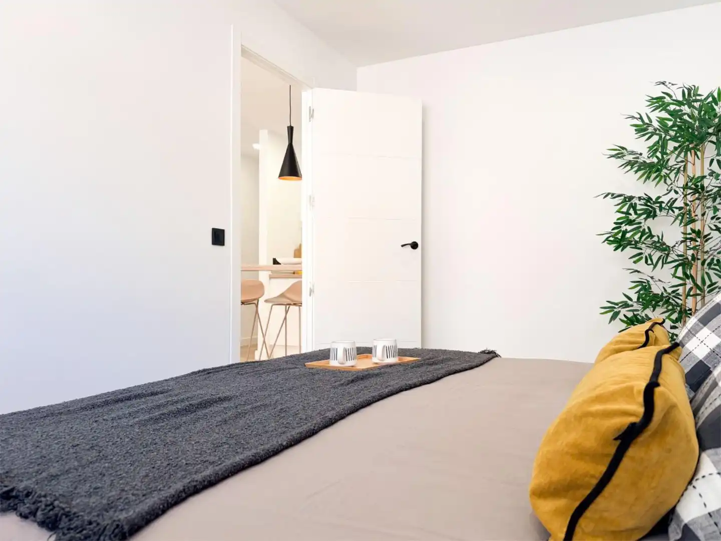 Wohnung zum Verkauf in Carrer D'orosi, 5, Barris Marítims Schlafzimmer von Wohnung zum Verkauf in Tarragona Capital mit Klimaanlage und Balkon