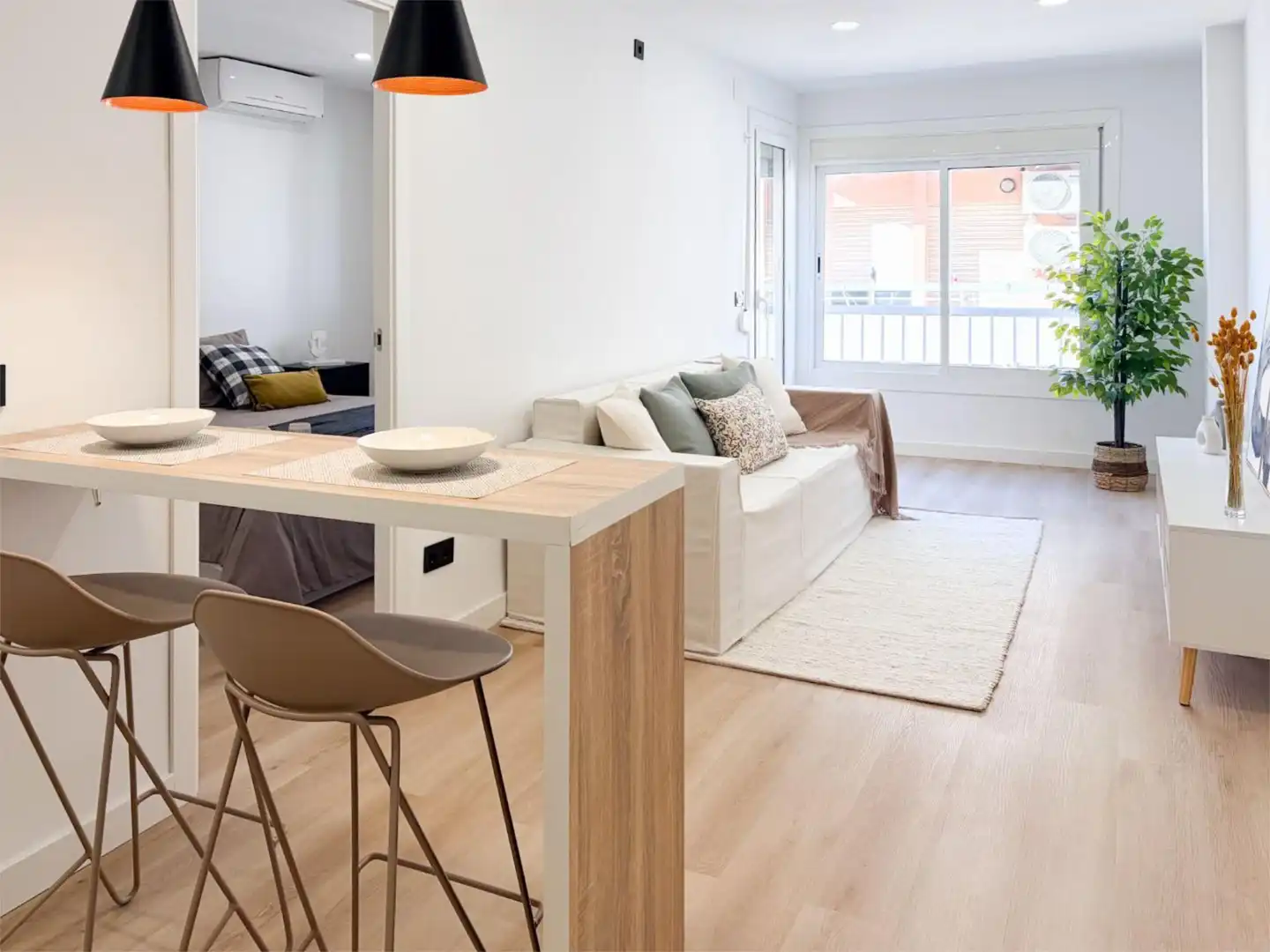 Wohnung zum Verkauf in Carrer D'orosi, 5, Barris Marítims Wohnzimmer von Wohnung zum Verkauf in Tarragona Capital mit Klimaanlage und Balkon