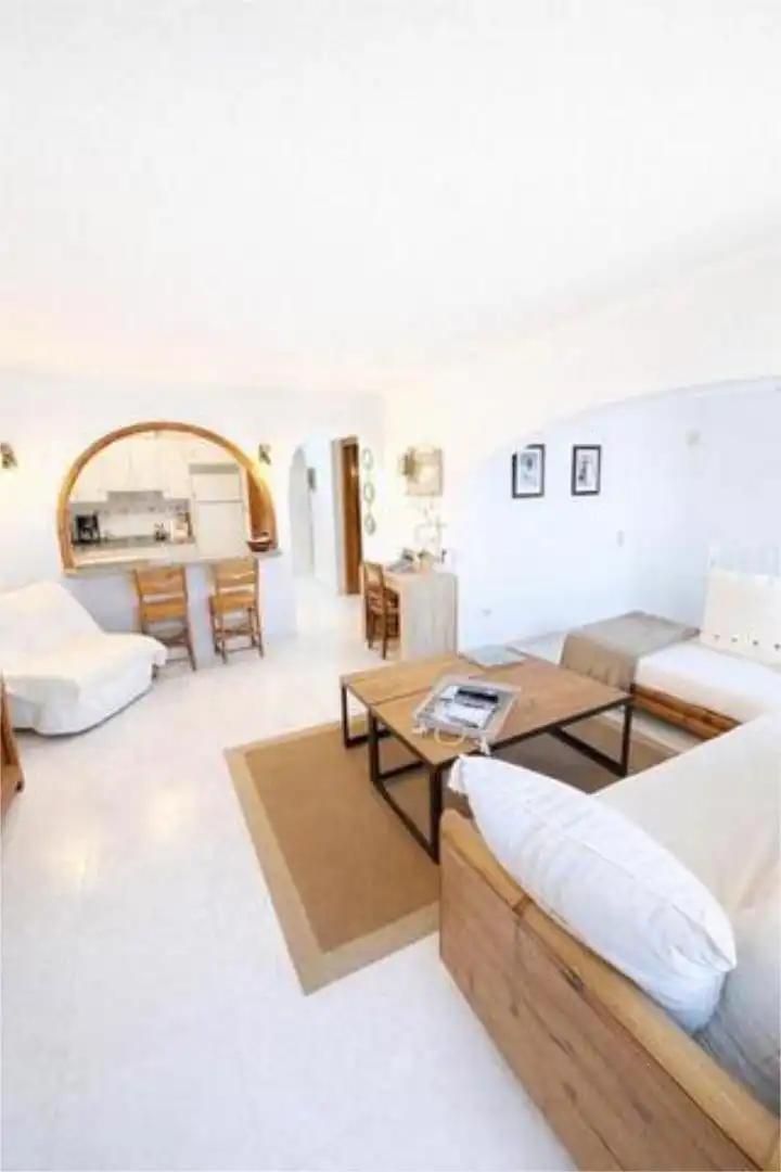 Sala d'estar de Apartament en venda en Benitachell / El Poble Nou de Benitatxell amb Terrassa i Piscina