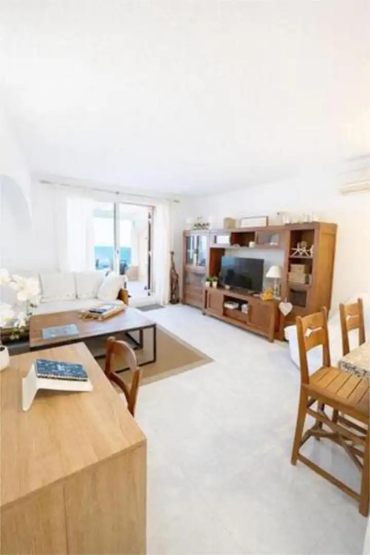 Sala d'estar de Apartament en venda en Benitachell / El Poble Nou de Benitatxell amb Terrassa i Piscina