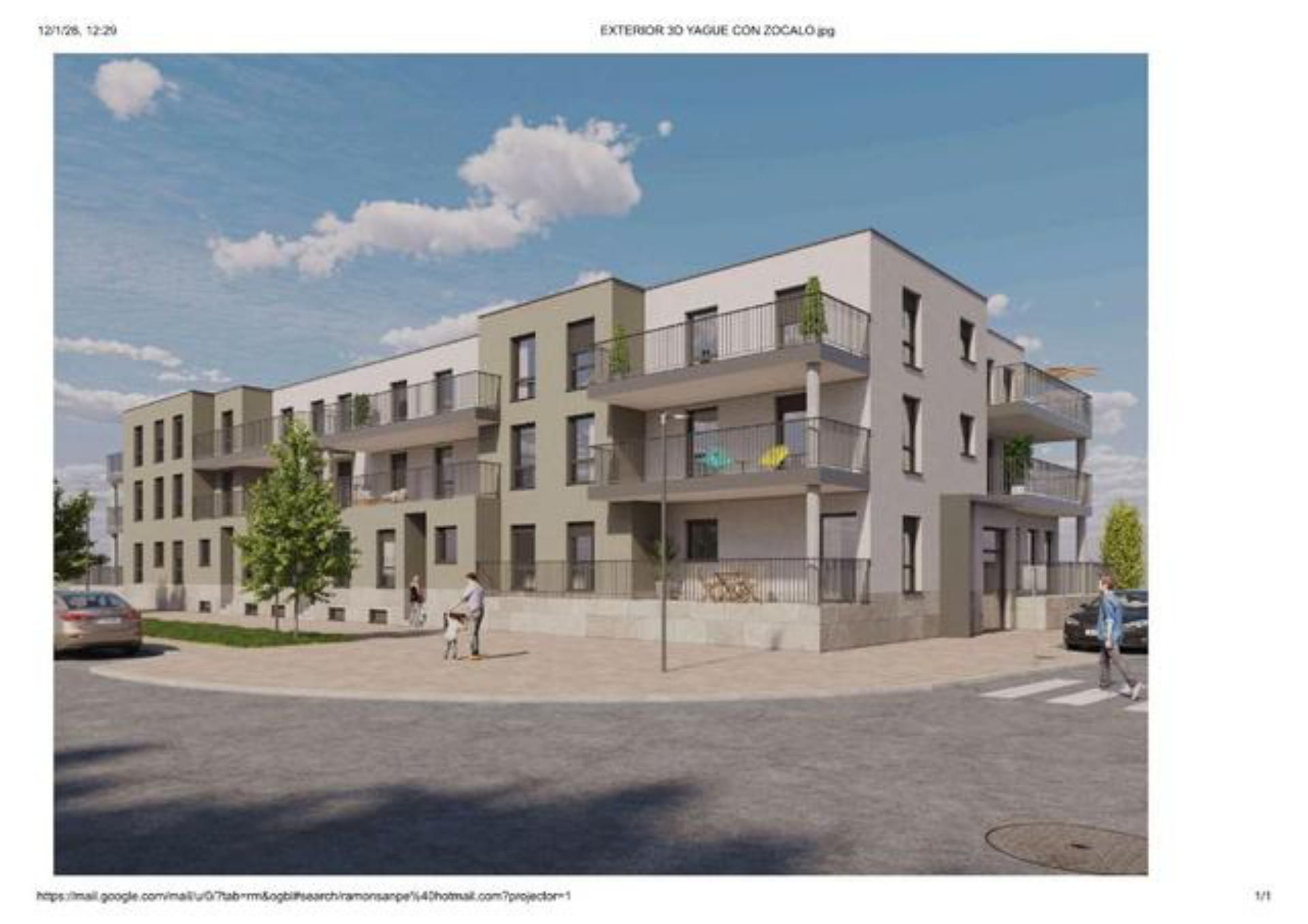 Flat for sale in Barriada Yagüe Exterior view of Flat for sale in Burgos Capital with Heating, Private garden and Terrace