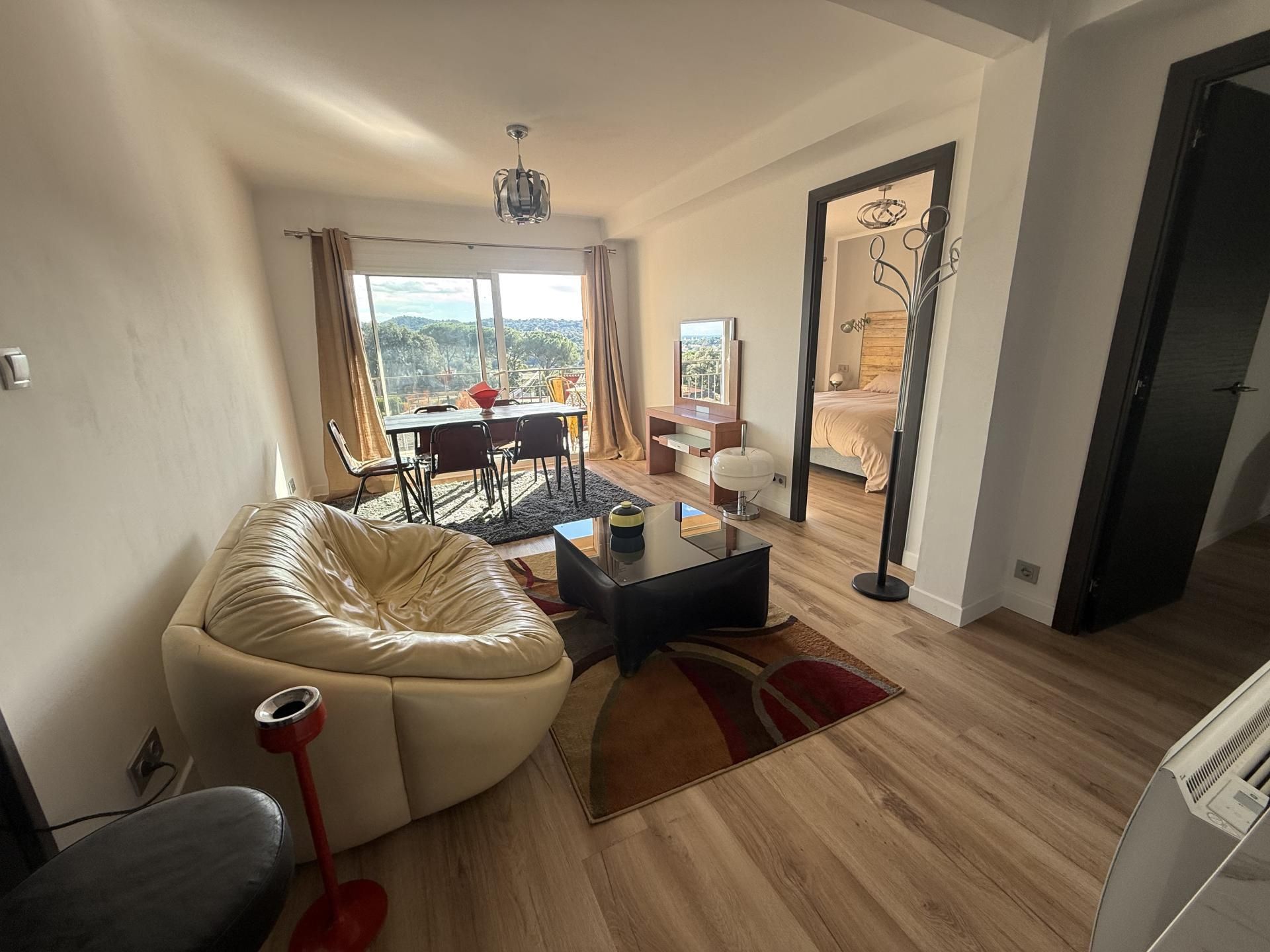 Sala d'estar de Pis en venda en Calonge i Sant Antoni amb Jardí privat, Parquet i Terrassa