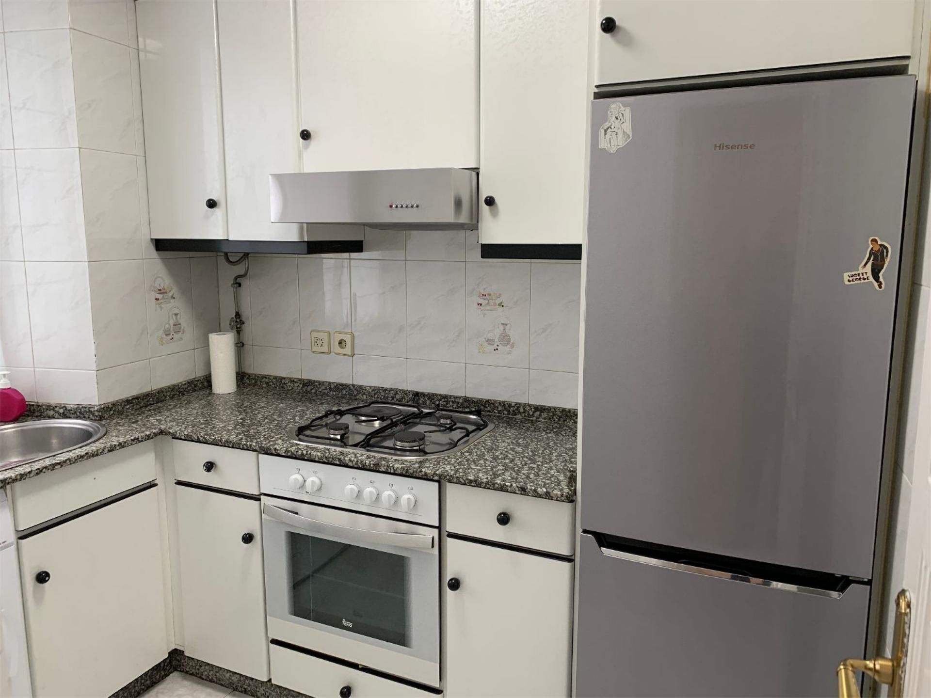 Cuina de Pis de lloguer en Santiago de Compostela  amb Calefacció, Moblat i Balcó