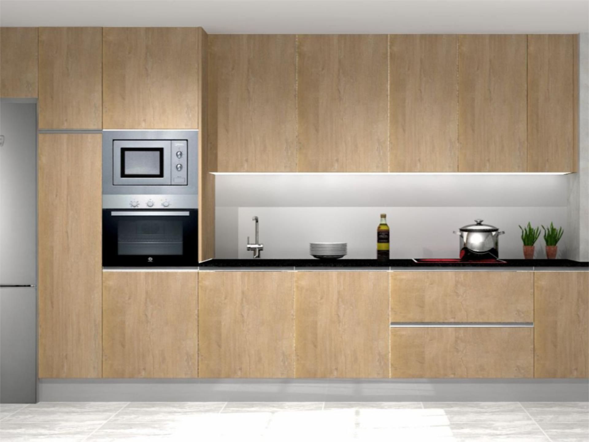 Cuina de Apartament de lloguer en  Zaragoza Capital amb Aire condicionat, Calefacció i Terrassa