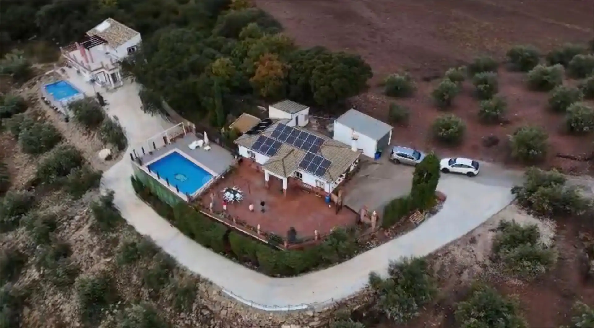 Außenansicht von Country house zum Verkauf in Montefrío mit Klimaanlage, Terrasse und Schwimmbad