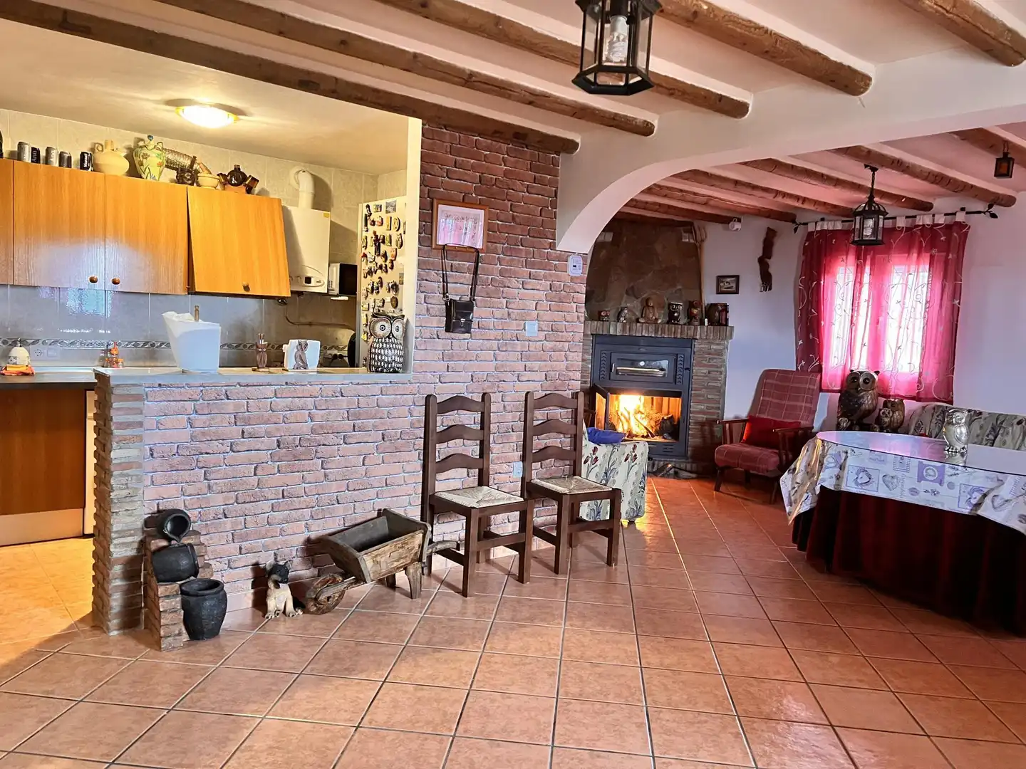 Wohnzimmer von Country house zum Verkauf in Montefrío mit Klimaanlage, Terrasse und Schwimmbad