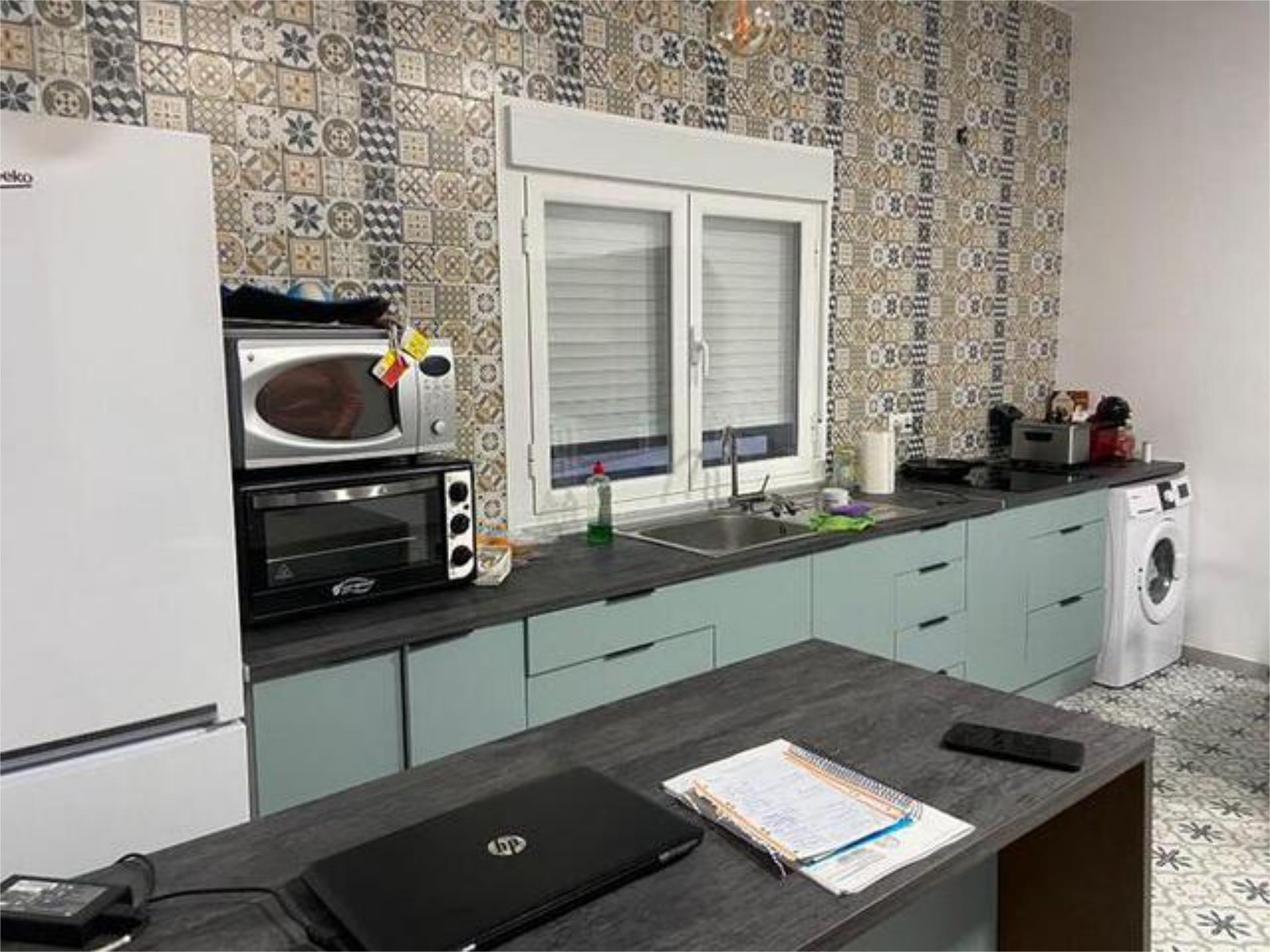 Cuina de Casa o xalet en venda en Arcos de la Frontera amb Calefacció, Jardí privat i Terrassa