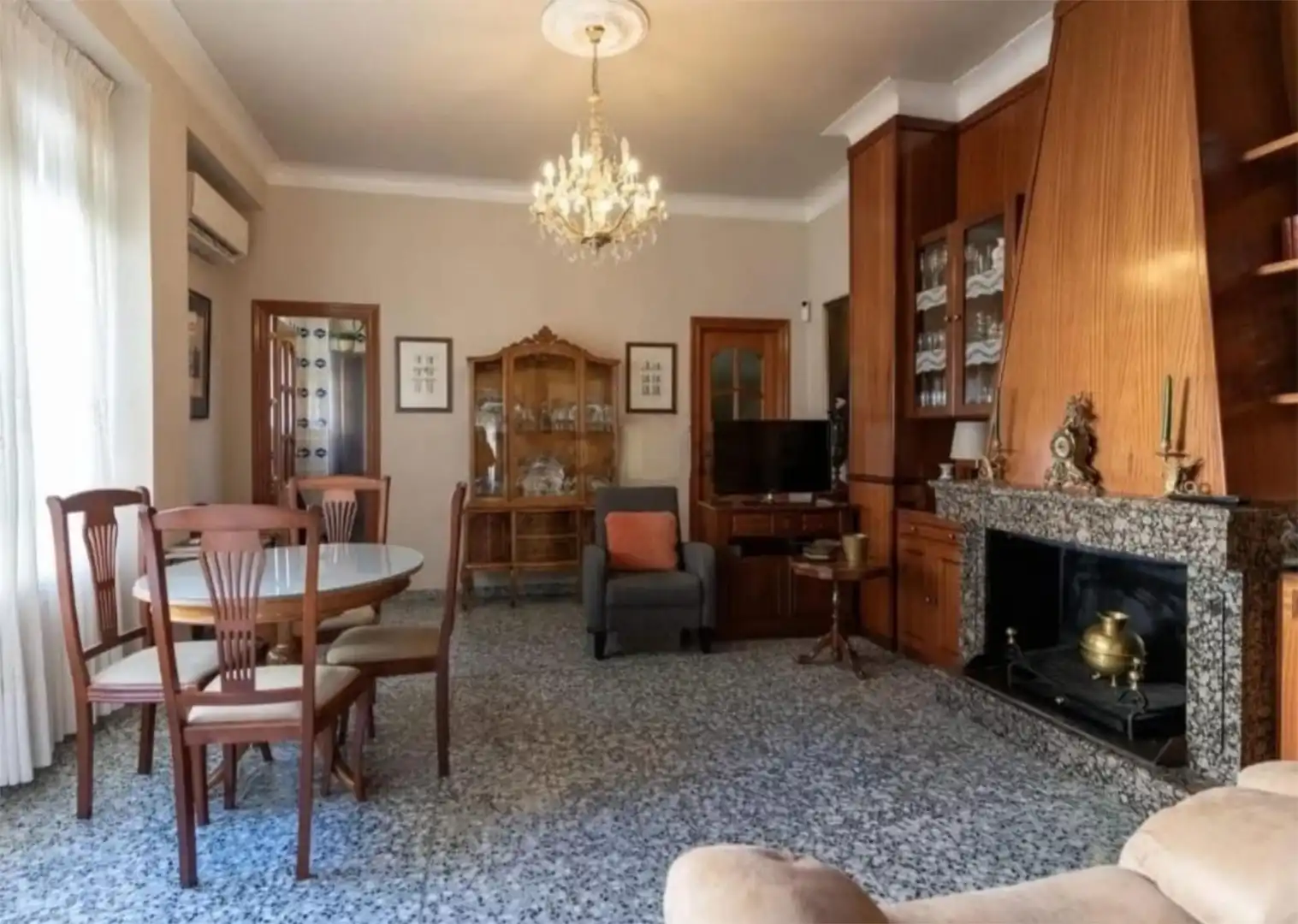 Casa adosada en venta en Calle Doctor Ayala, 22, Alguazas Sala de estar de Casa adosada en venta en Alguazas con Amueblado