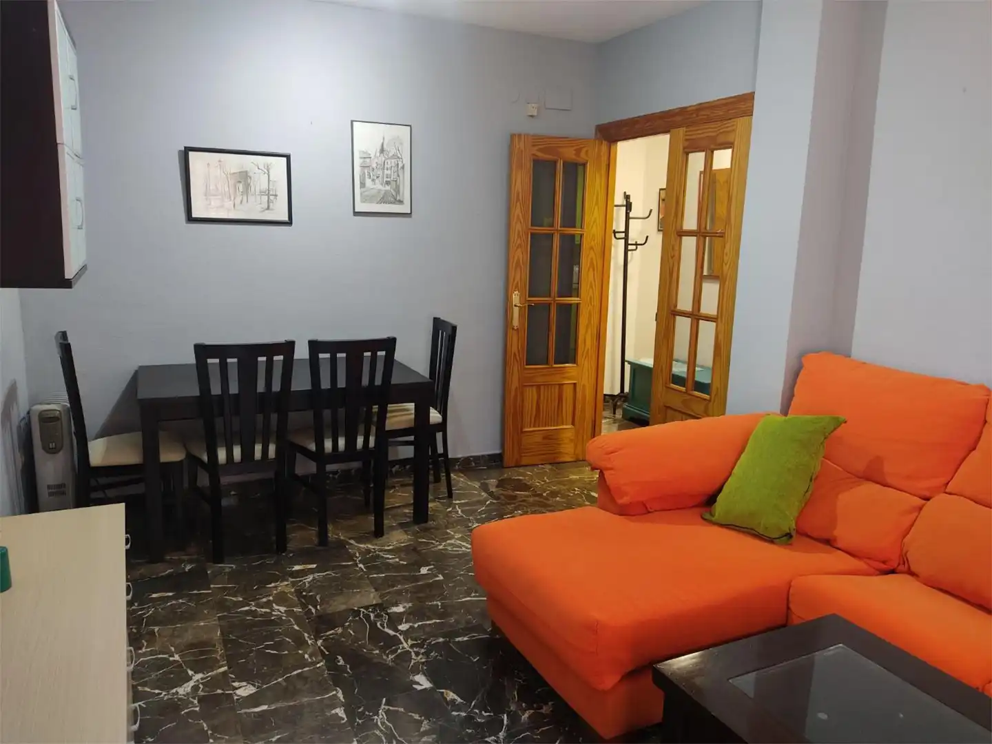 Living room of Flat for rent in Armilla  with Air Conditioner, Heating and Furnished