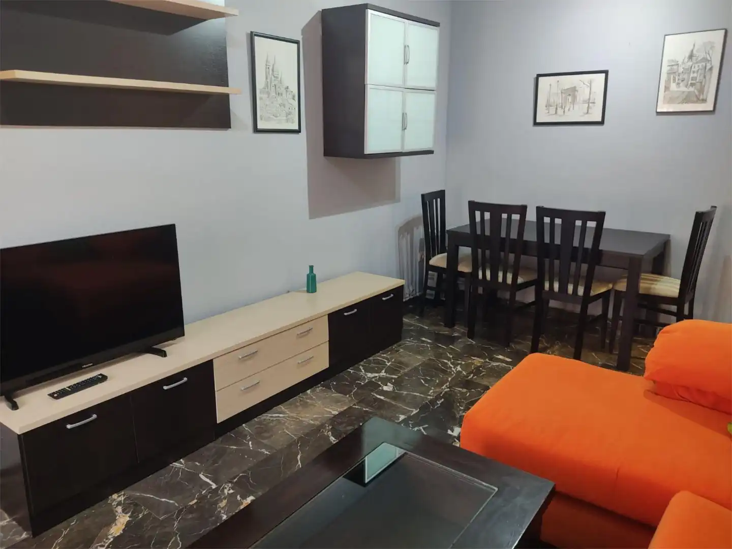 Living room of Flat for rent in Armilla  with Air Conditioner, Heating and Furnished