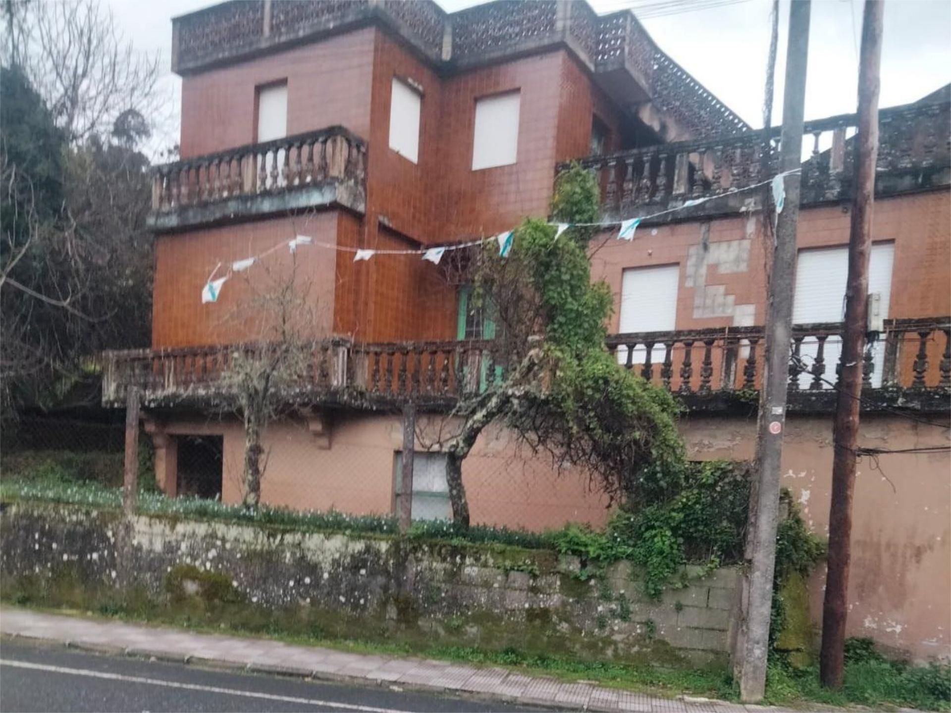 Exterior view of Flat for sale in Padrenda  with Private garden, Terrace and Balcony