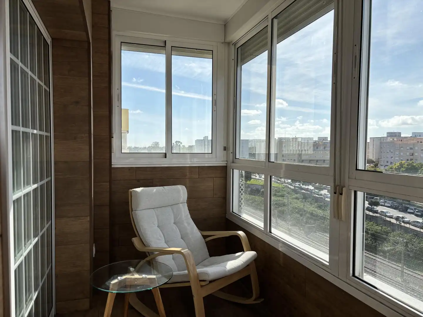 Flat for sale in Calle Gran Canaria, 59, El Retiro - La Vid Balcony of Flat for sale in Jerez de la Frontera with Air Conditioner and Balcony