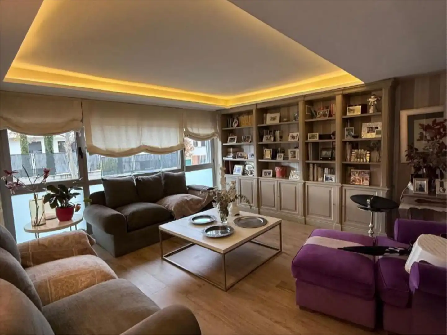 Wohnung zum Verkauf in Calle Xunta de Galicia, 1, Valdecabañas Wohnzimmer von Wohnung zum Verkauf in Boadilla del Monte mit Klimaanlage, Heizung und Privatgarten
