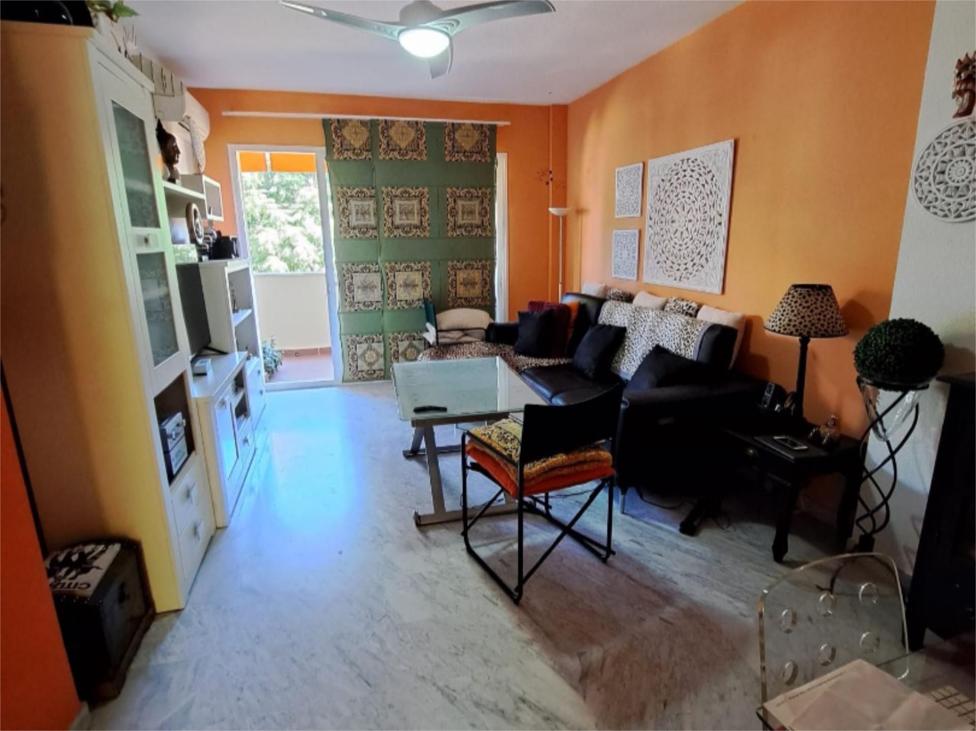 Living room of Flat to rent in Mairena del Aljarafe  with Air Conditioner, Heating and Terrace