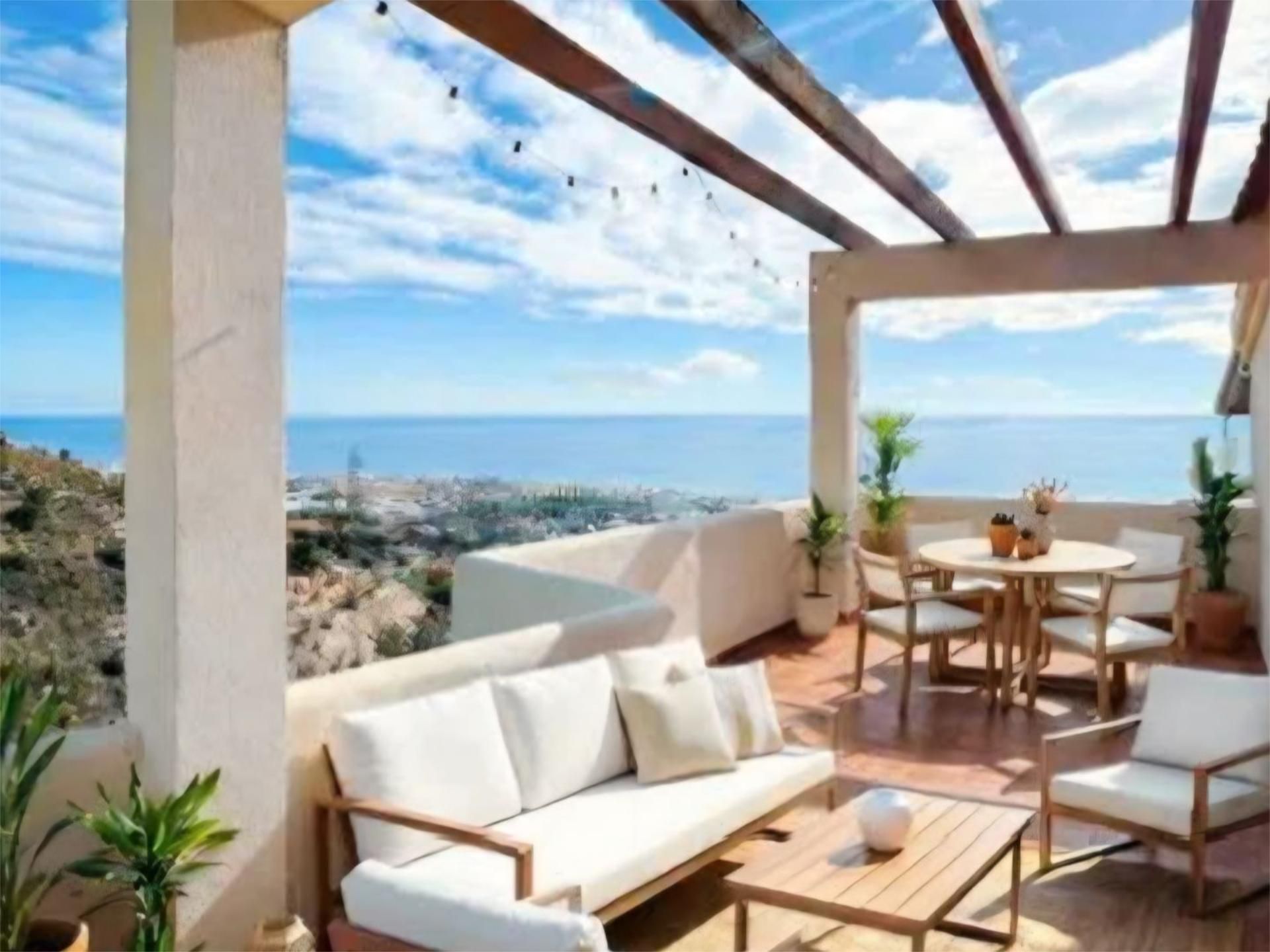 Terraza de Piso en venta en Benalmádena con Jardín privado, Terraza y Trastero