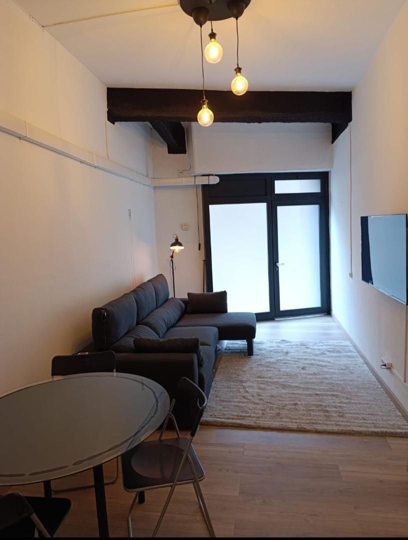 Living room of Planta baja for sale in Badalona  with Air Conditioner