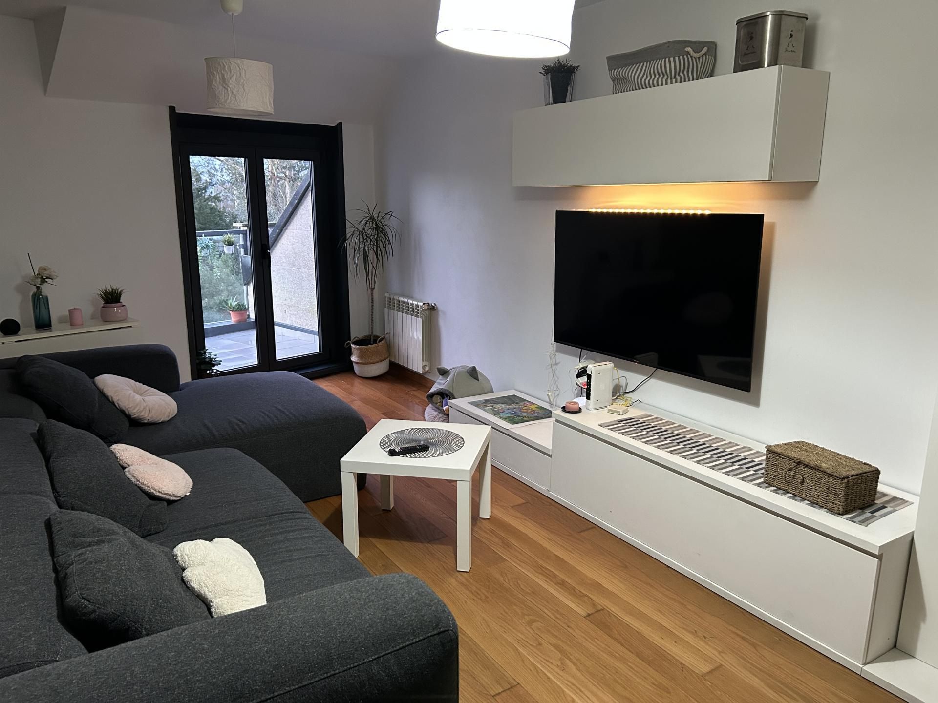 Living room of Flat for sale in Vilalba  with Heating, Storage room and Furnished