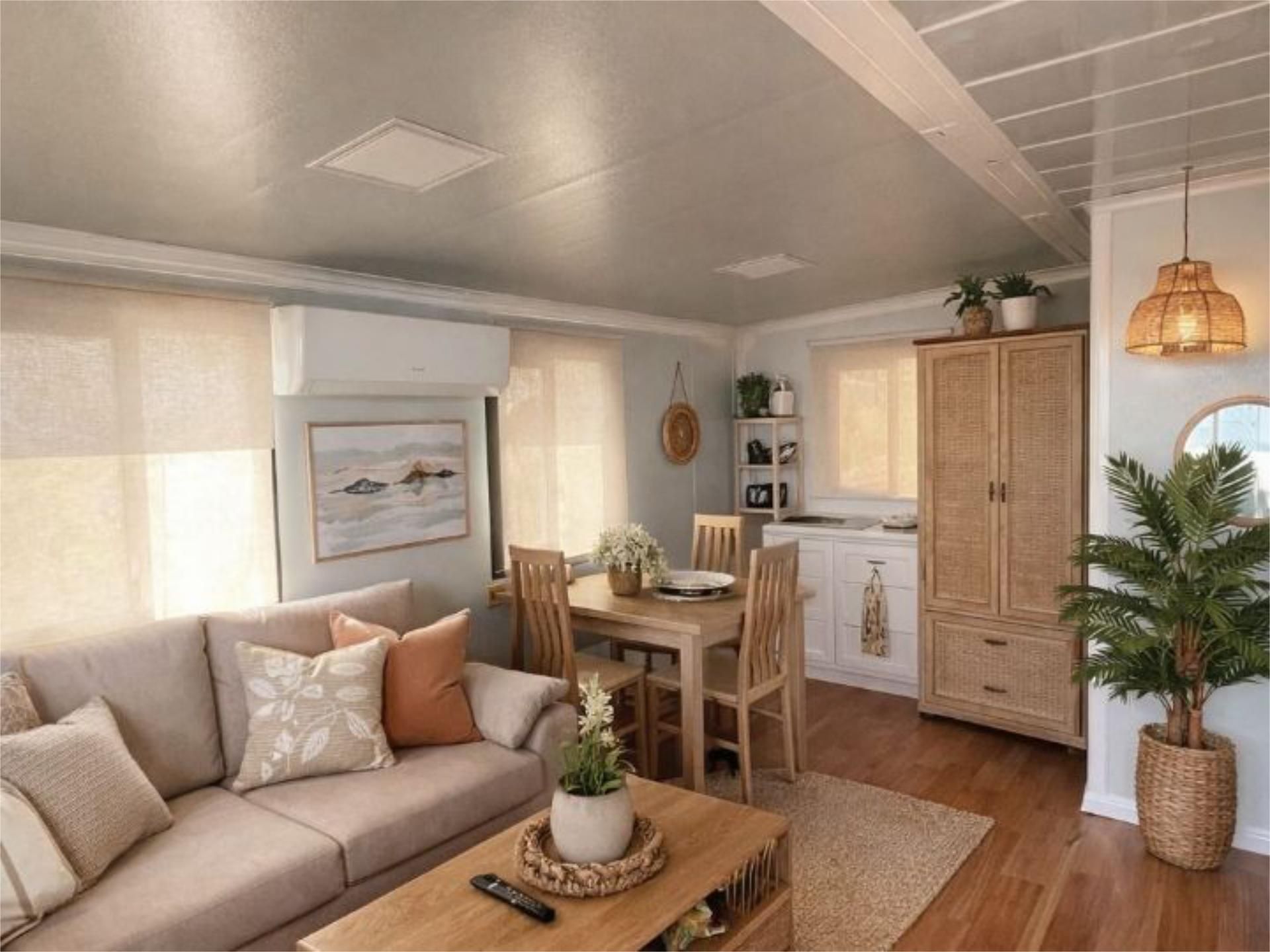 Living room of Flat for sale in Marbella  with Private garden, Parquet flooring and Furnished