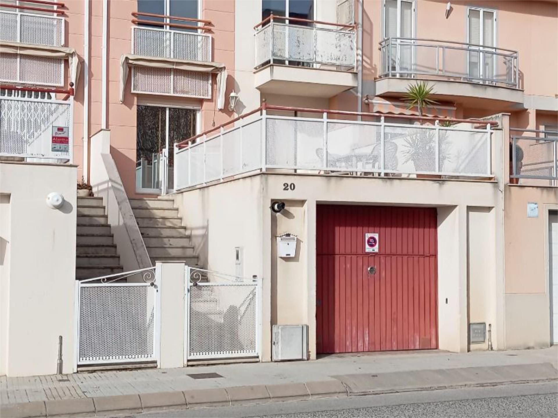 Exterior view of Single-family semi-detached for sale in Roquetes  with Air Conditioner, Heating and Private garden