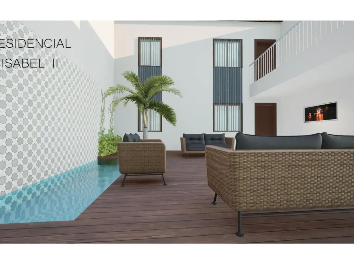 Flat for sale in Calle Isabel II, 6, Casco Histórico - Ribera - San Basilio Terrace of Flat for sale in Córdoba with Air Conditioner, Swimming Pool and Balcony
