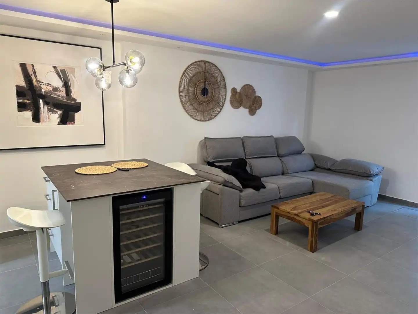 Ground floor for sale in Calle las Vegas, 5, Zona Renfe Living room of Ground floor for sale in Alcorcón with Air Conditioner, Heating and Furnished