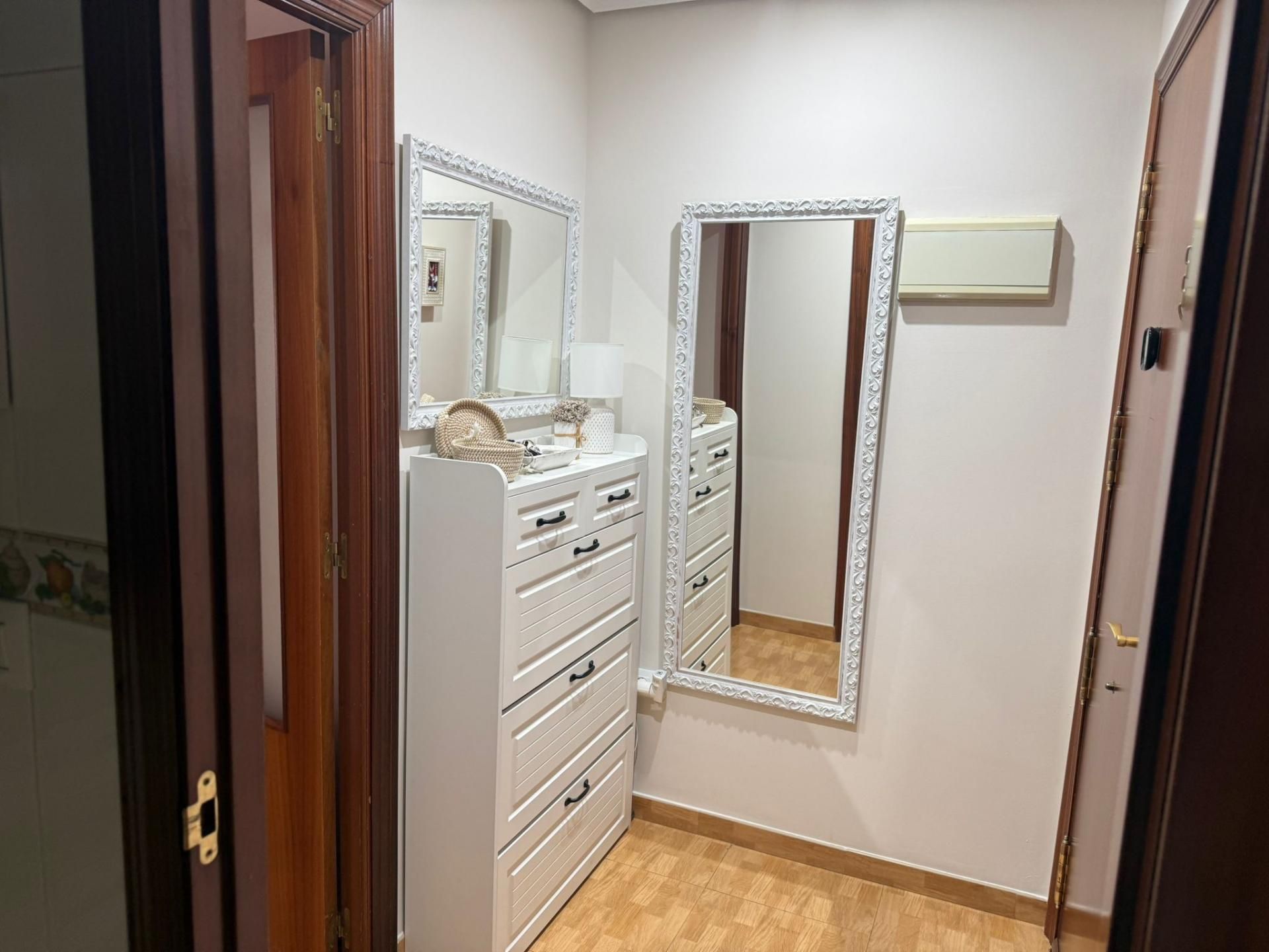 Bedroom of Flat for sale in  Huelva Capital  with Air Conditioner and Balcony