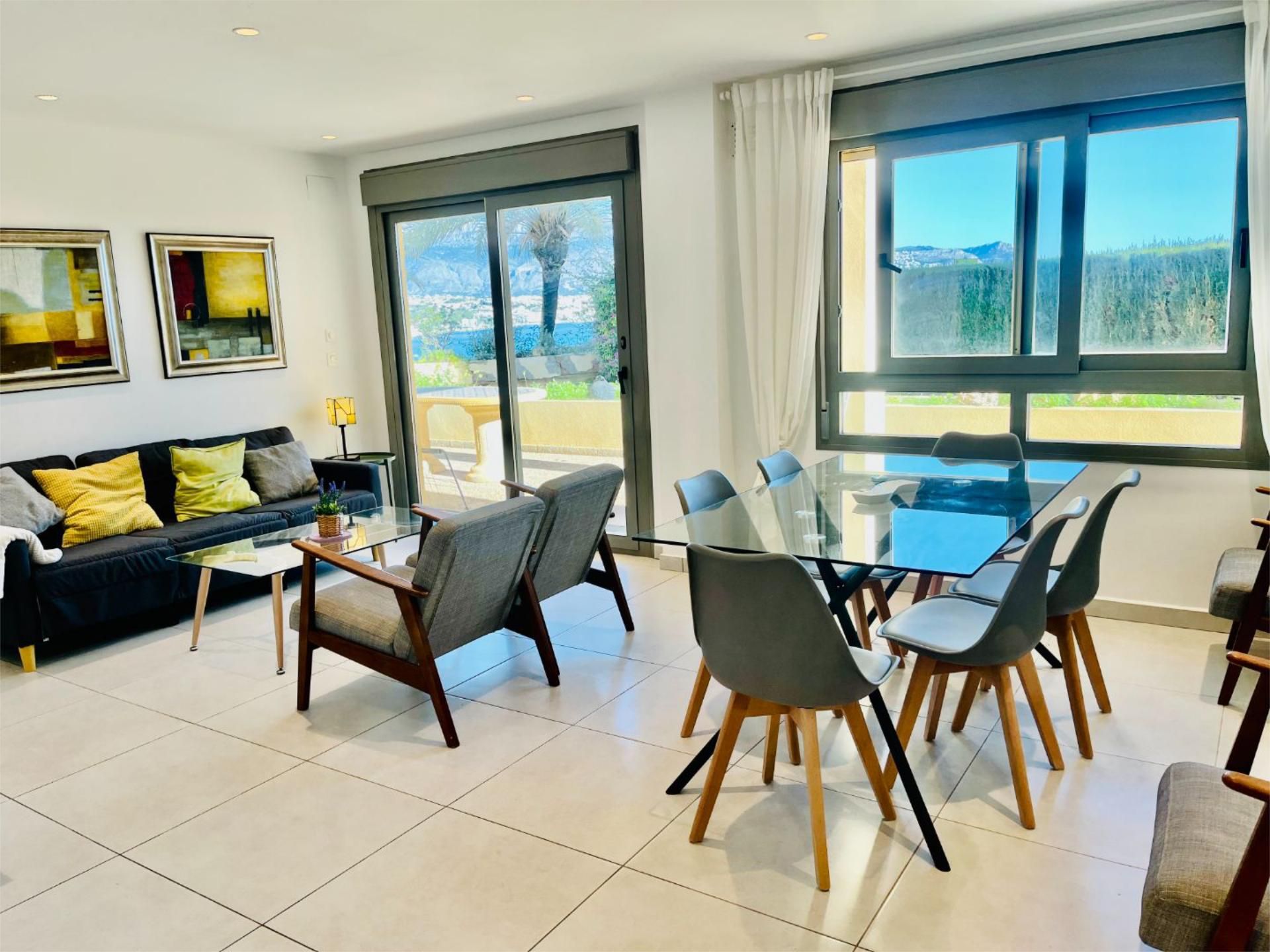 Dining room of Flat for sale in L'Alfàs del Pi  with Air Conditioner, Terrace and Swimming Pool