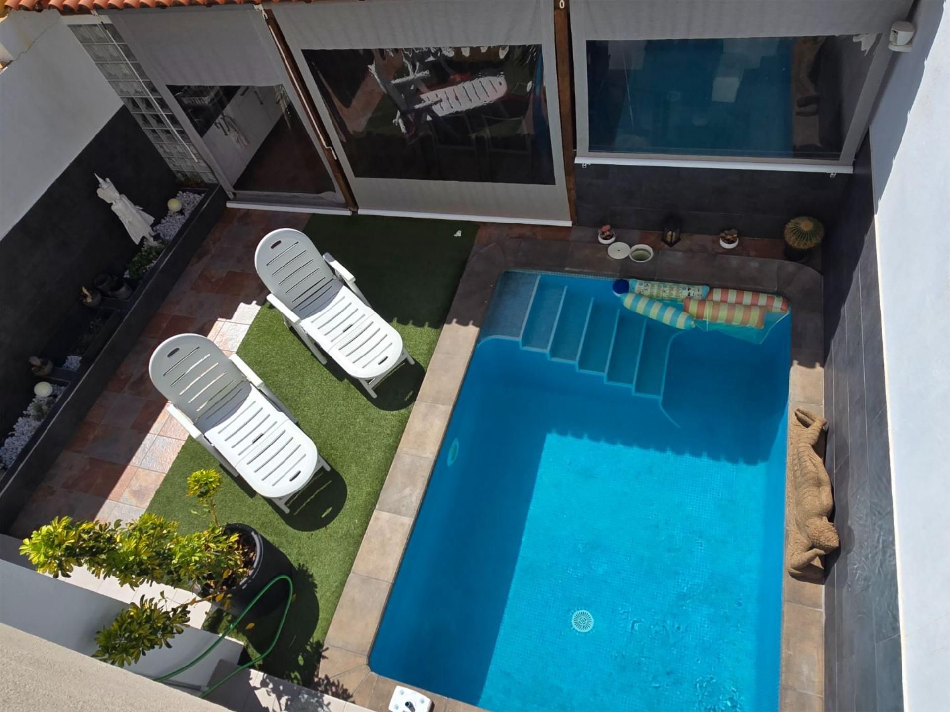 Swimming pool of Flat for sale in Fasnia  with Heating, Private garden and Terrace