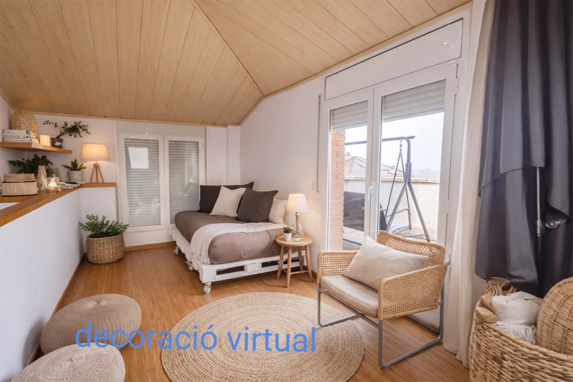 Dormitori de Casa adosada en venda en Puigverd de Lleida amb Terrassa i Balcó