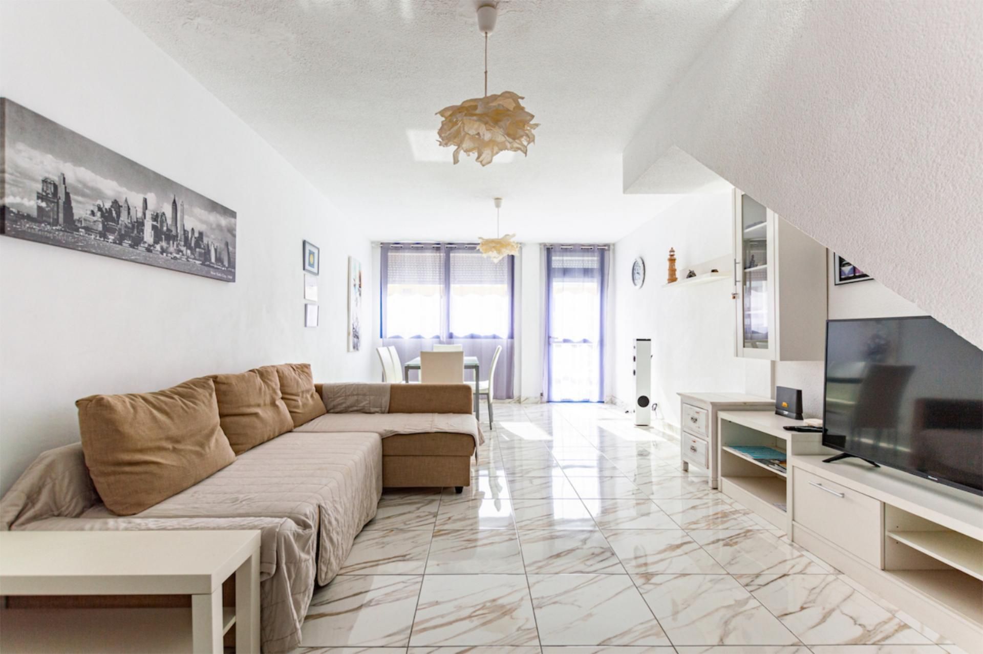 Living room of Duplex for sale in La Oliva  with Terrace and Balcony