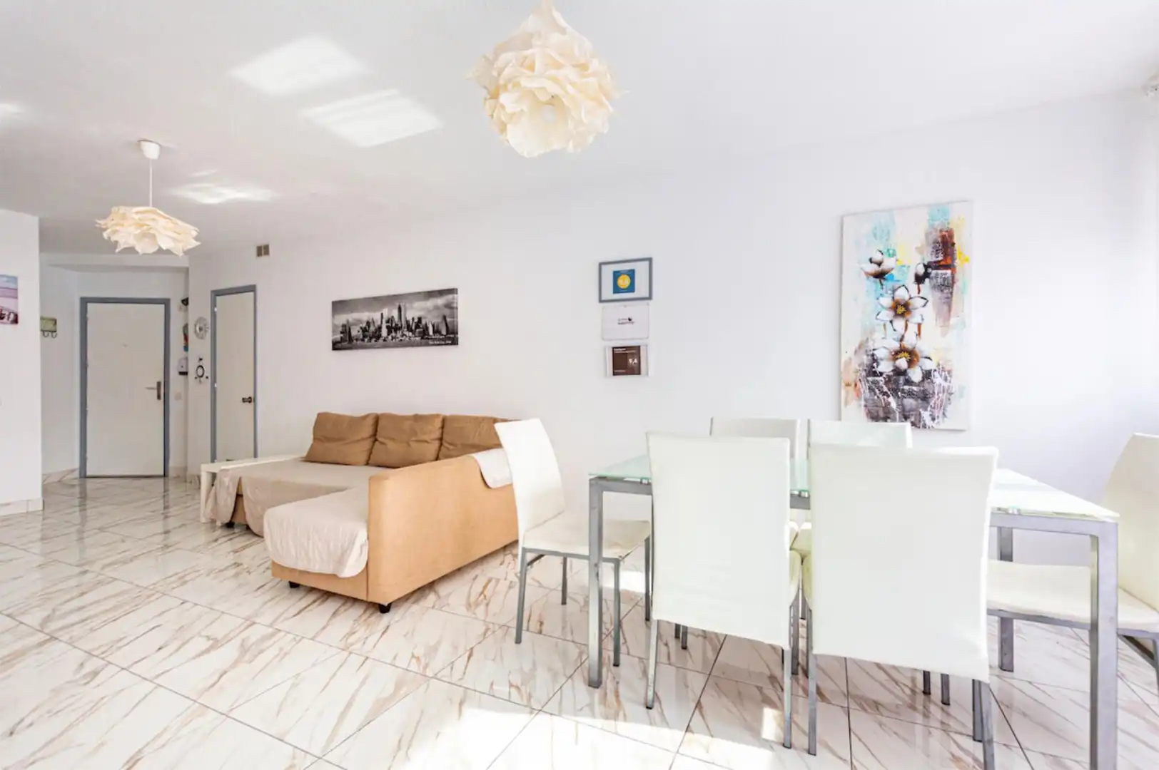 Maisonette zum Verkauf in Calle Juan Sebastián Elcano, 21, Corralejo Wohnzimmer von Maisonette zum Verkauf in La Oliva mit Terrasse und Balkon