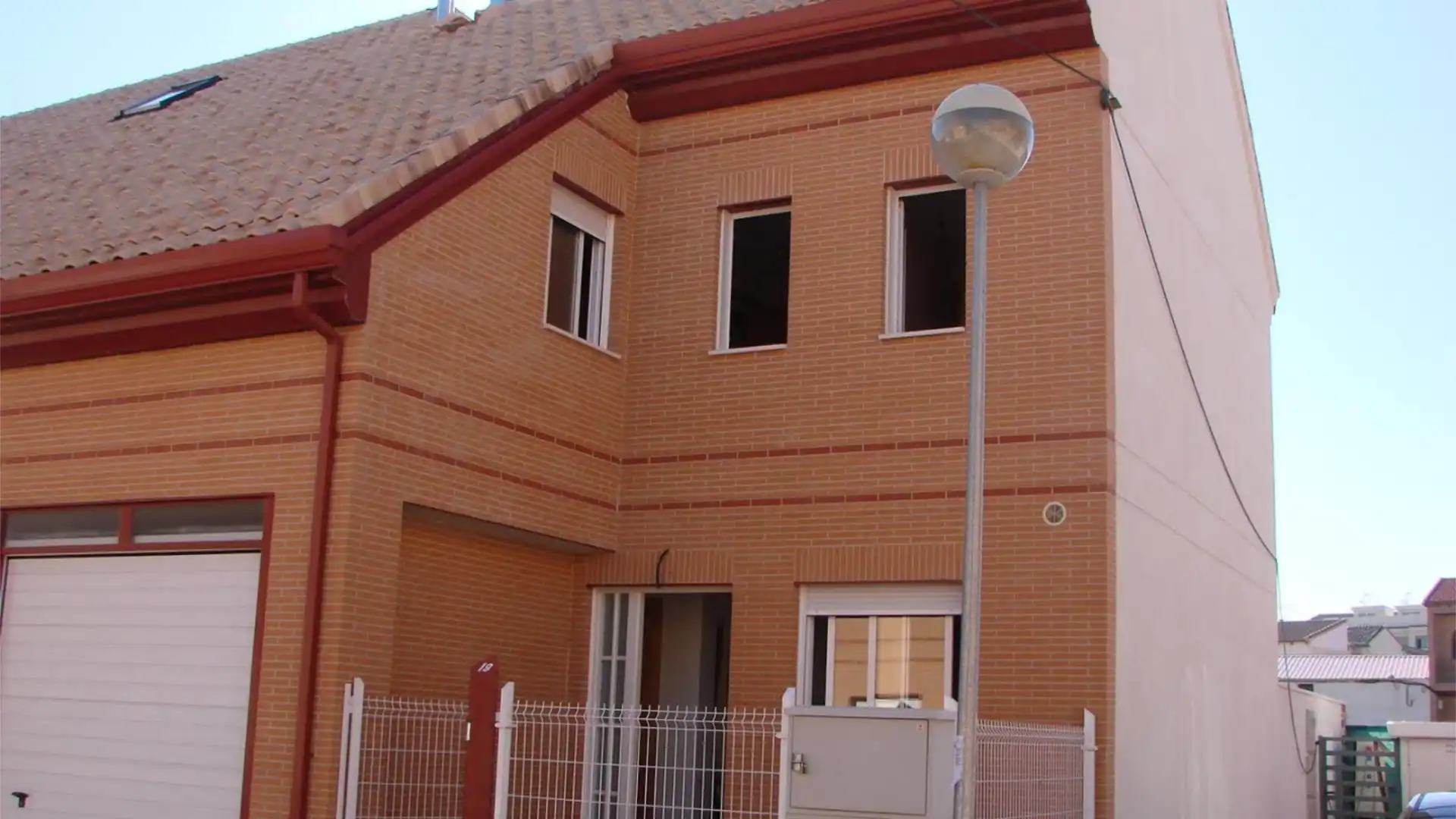 Exterior view of Houses for sale in Santo Domingo-Caudilla  with Heating, Private garden and Terrace