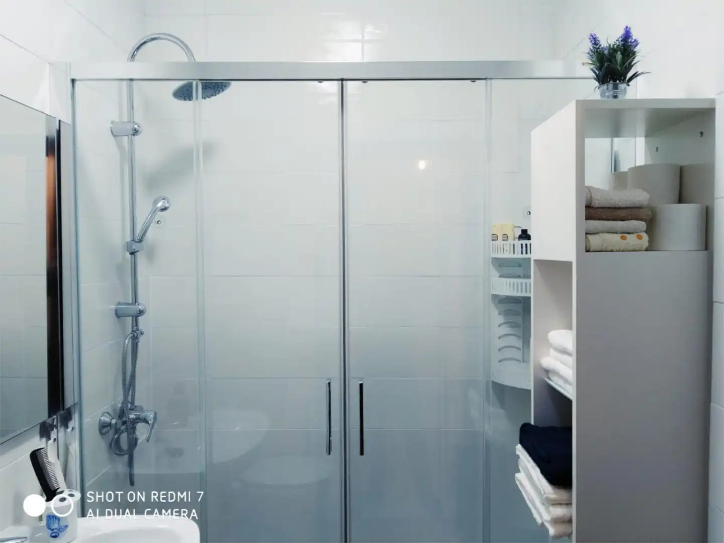 Flat for rent in Camiño dos Vilares, 14, Campus Norte - San Caetano Bathroom of Flat for rent in Santiago de Compostela with Heating, Furnished and Oven