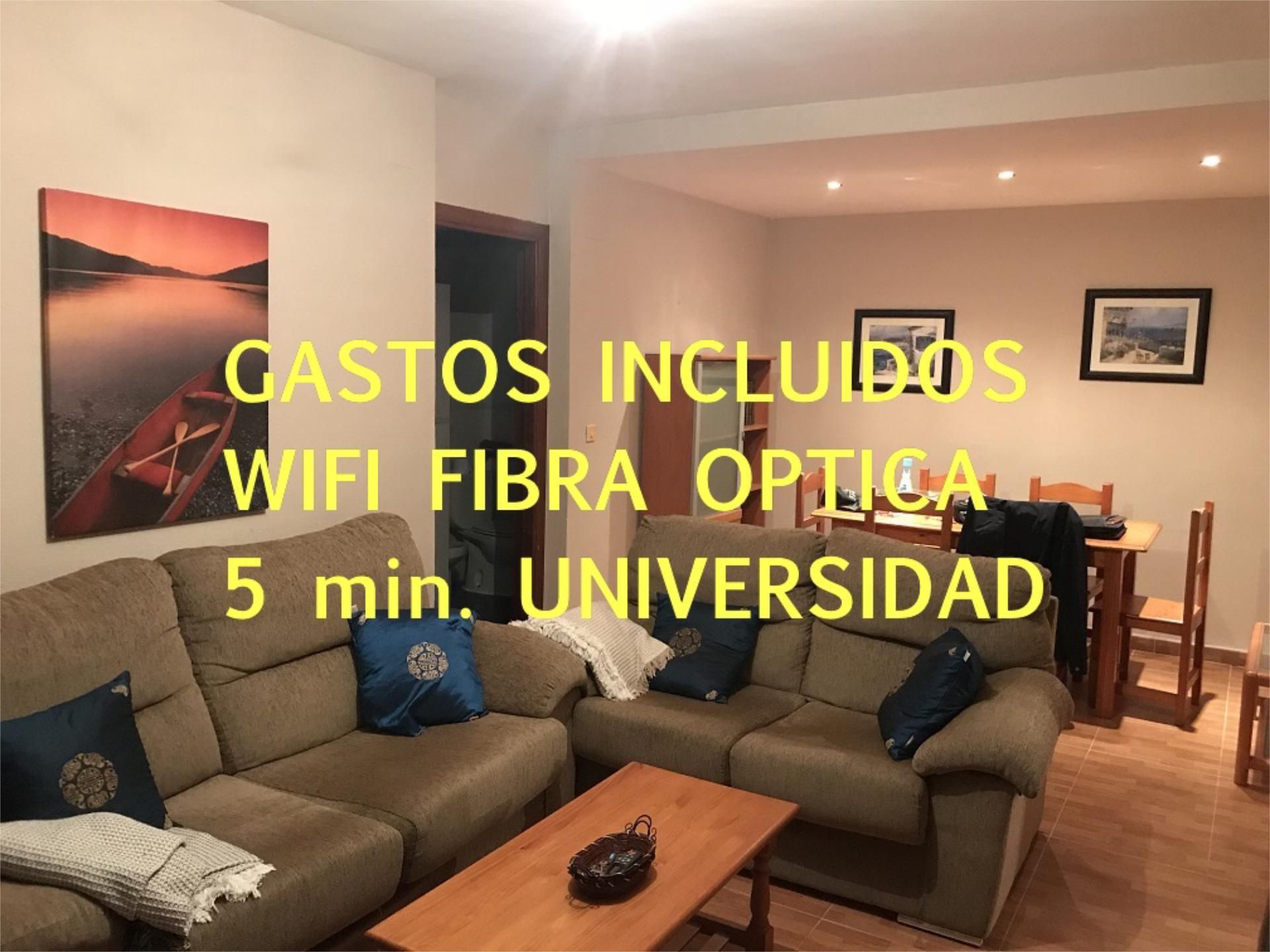 Living room of Flat to share in  Huelva Capital  with Air Conditioner, Heating and Furnished