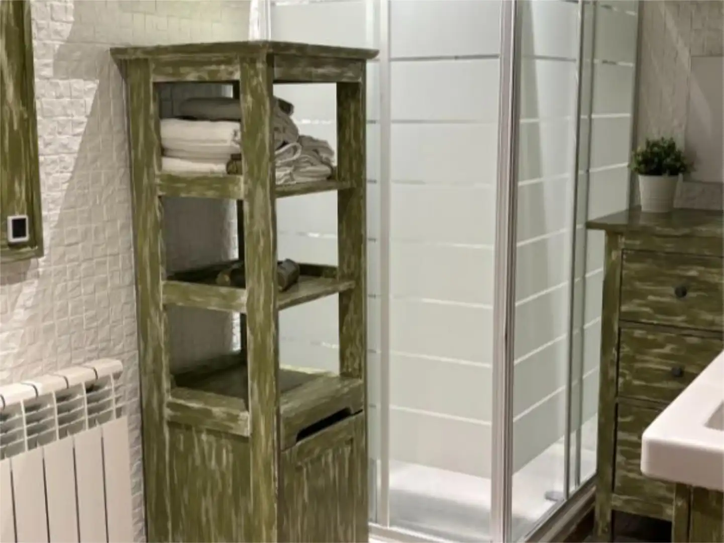 Baño de Casa adosada en venta en Villarrubia de los Ojos con Aire acondicionado y Terraza