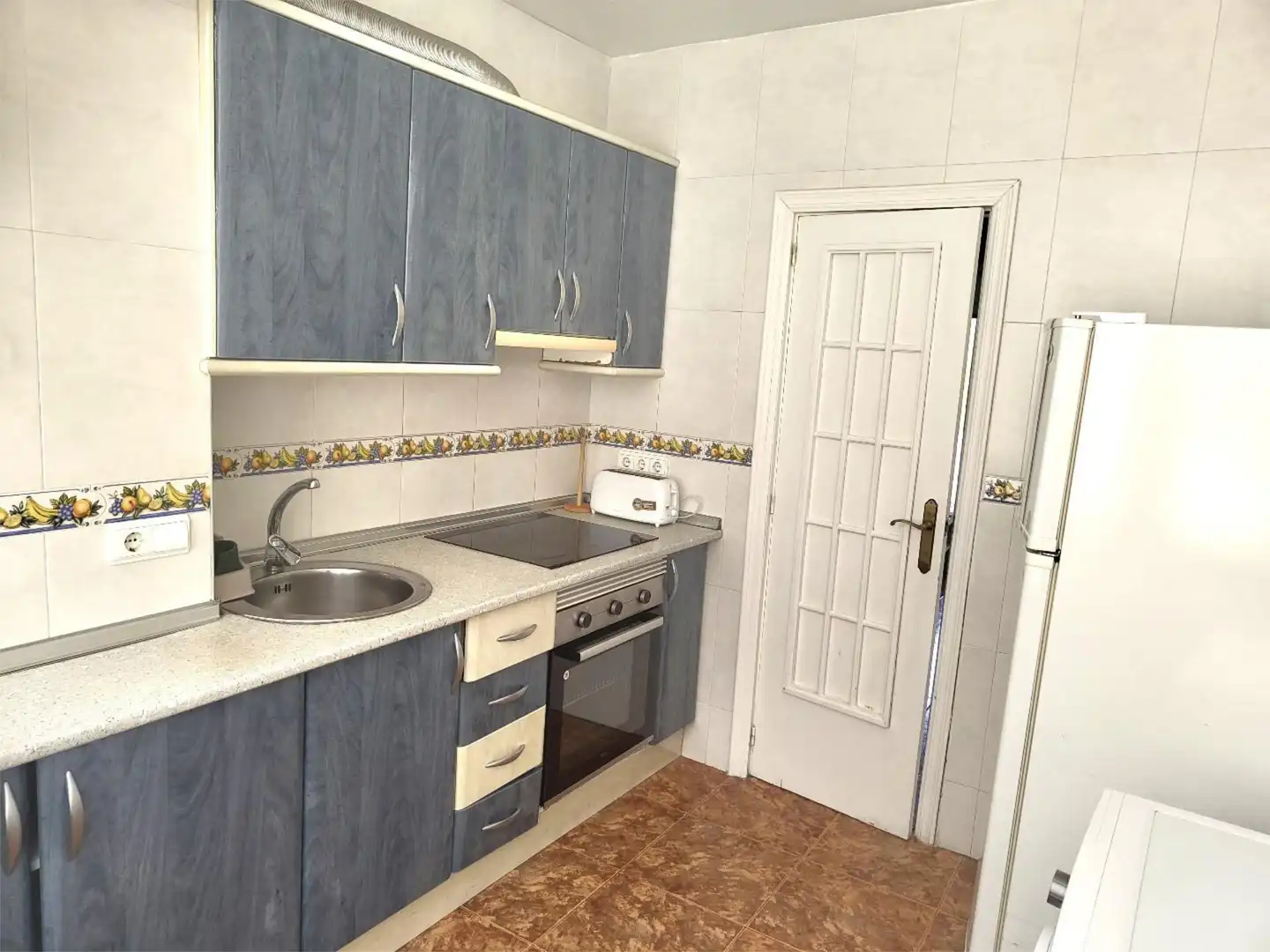 Cocina de Piso de alquiler en Alicante / Alacant con Aire acondicionado, Amueblado y Balcón