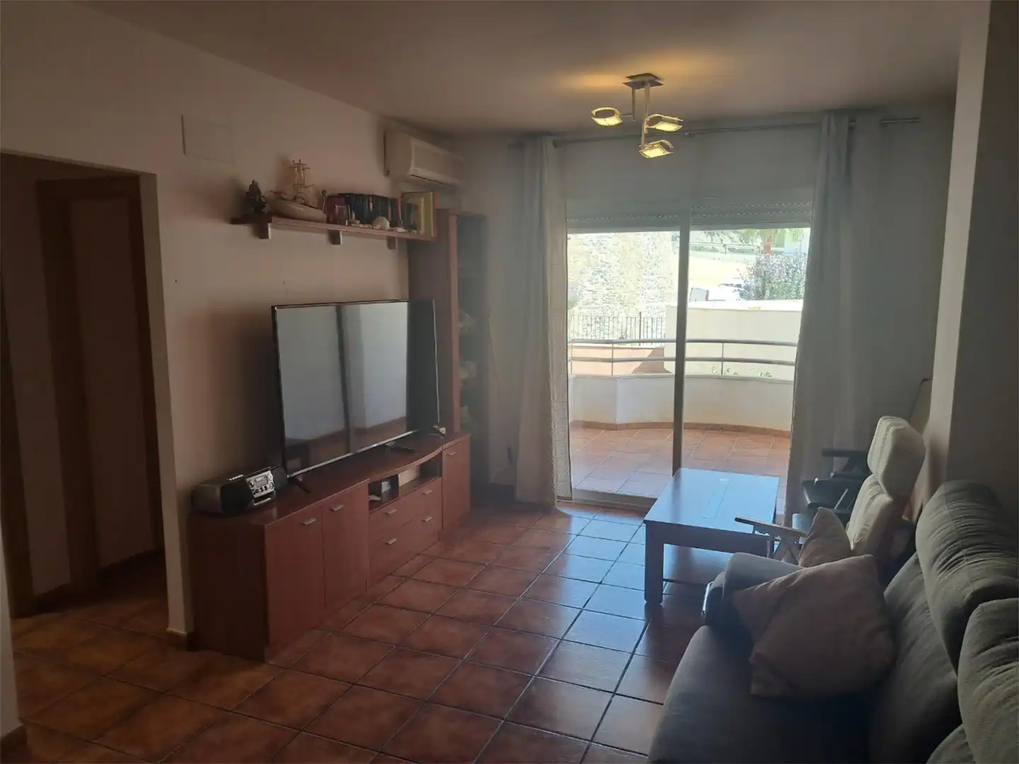 Wohnzimmer von Wohnung zur Miete in Polopos mit Klimaanlage, Heizung und Terrasse