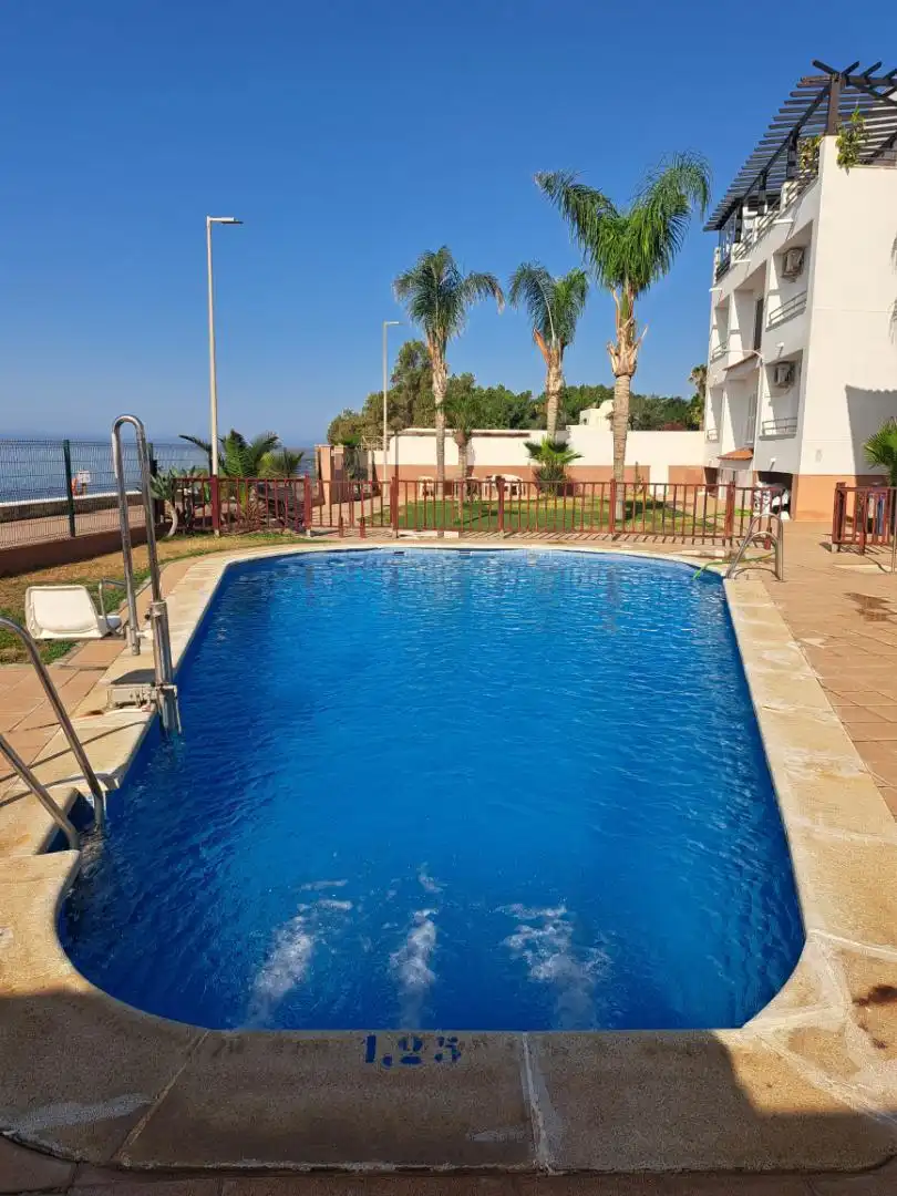 Schwimmbecken von Wohnung zur Miete in Polopos mit Klimaanlage, Heizung und Terrasse