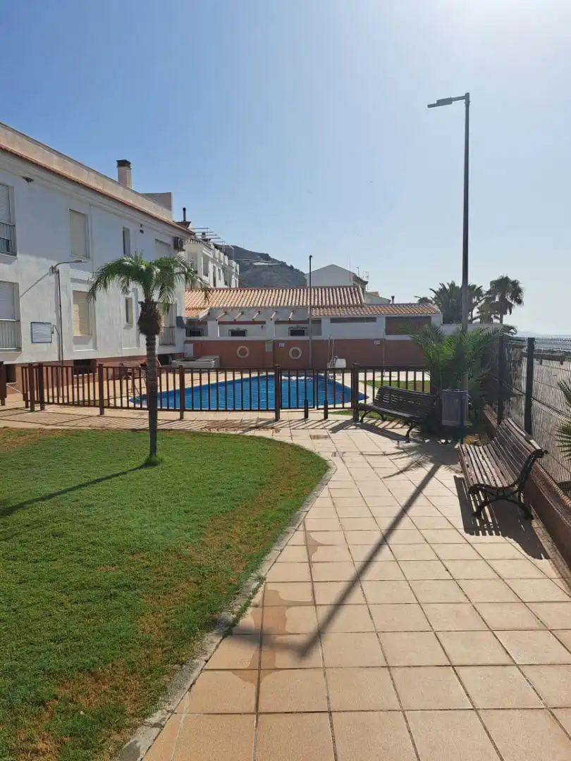 Schwimmbecken von Wohnung zur Miete in Polopos mit Klimaanlage, Heizung und Terrasse