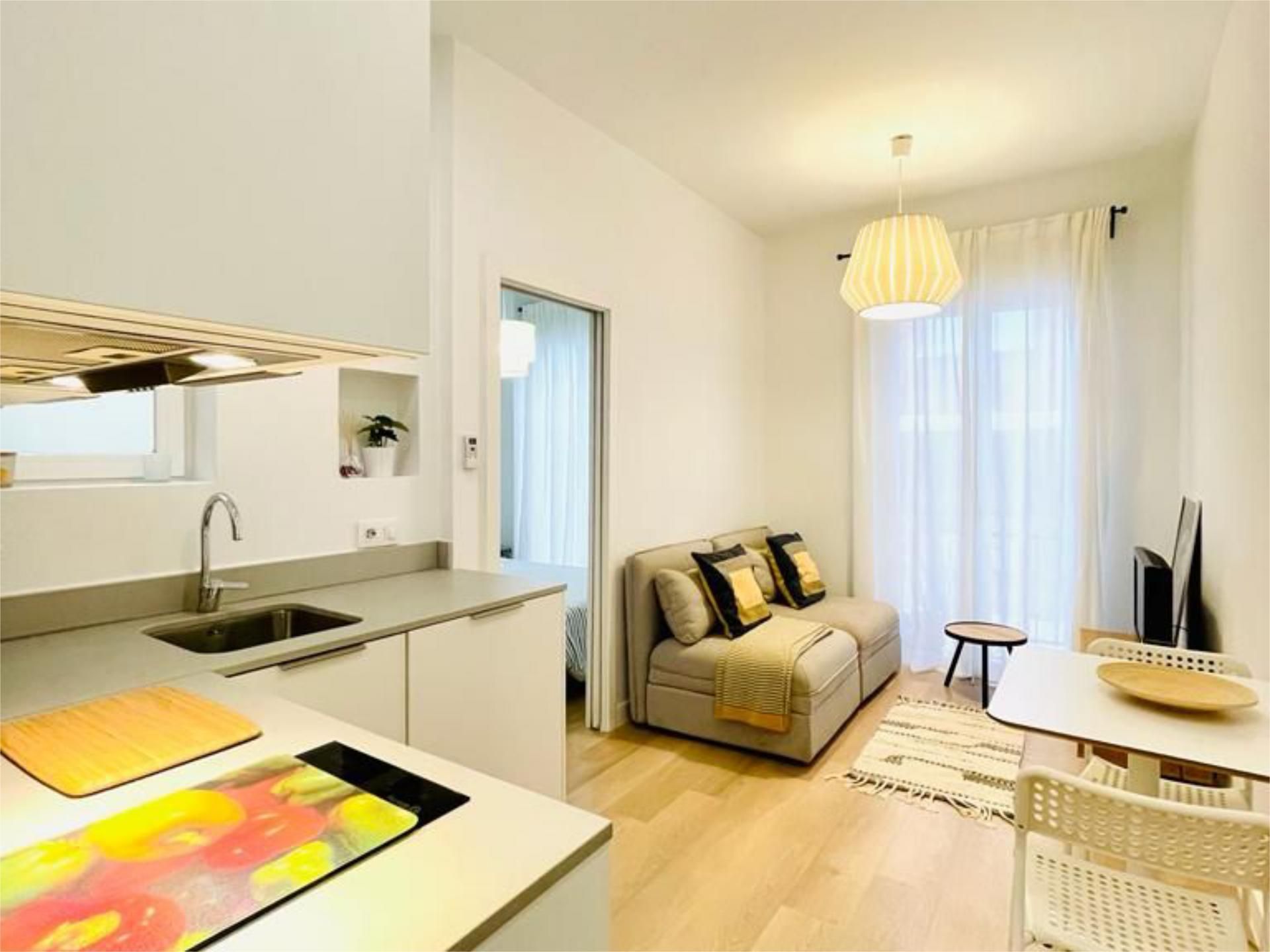 Living room of Apartment to rent in  Madrid Capital