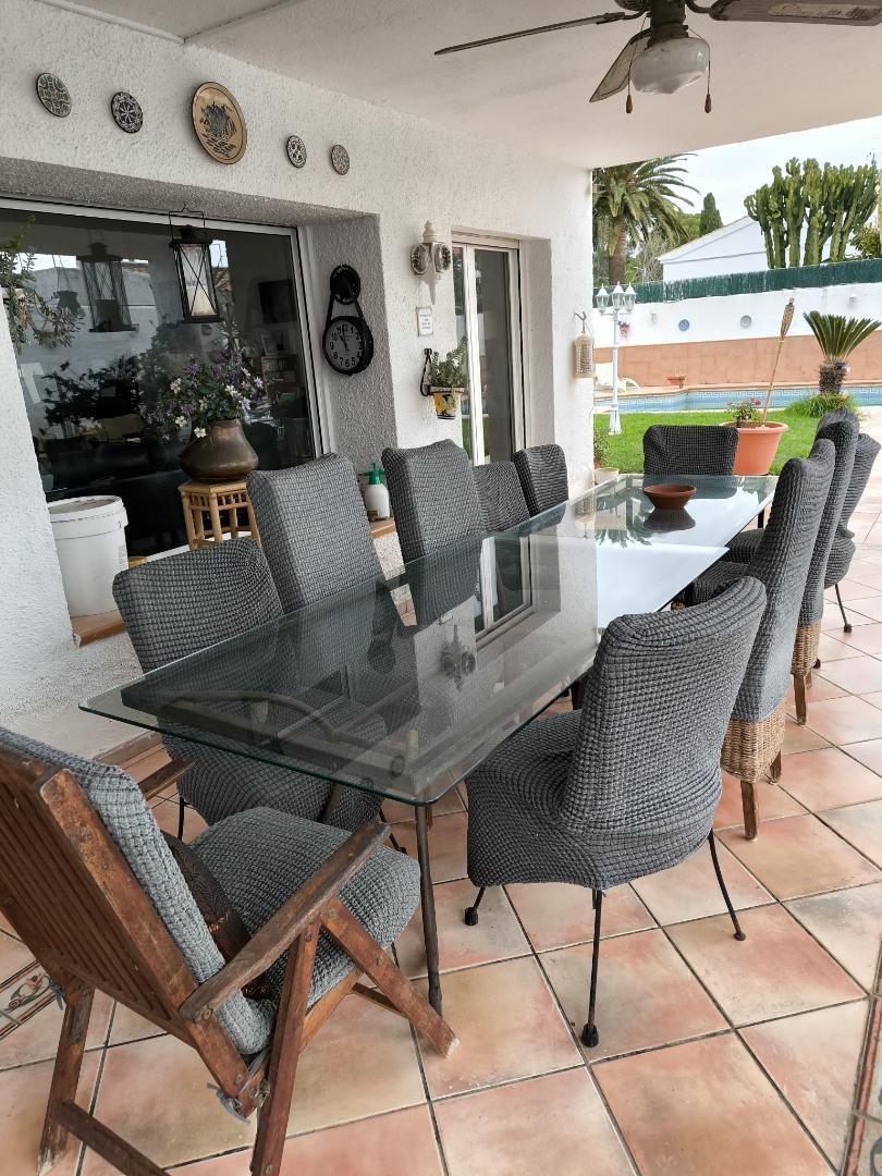Terraza de Casa o chalet en venta en Mont-roig del Camp con Aire acondicionado, Calefacción y Jardín privado