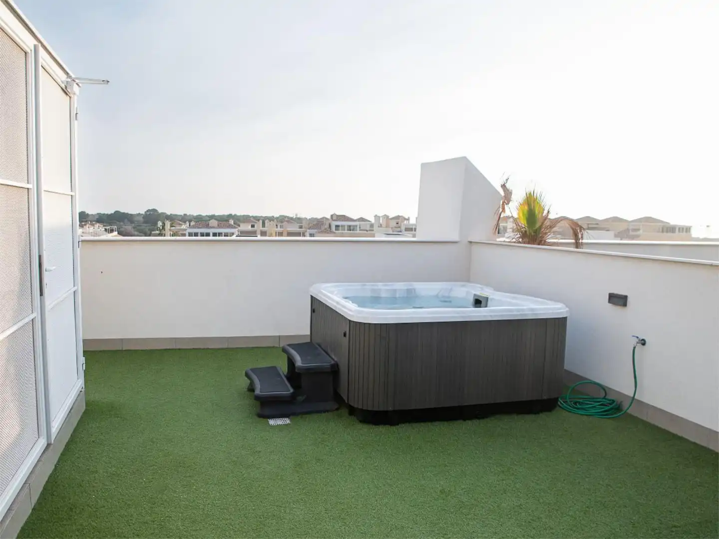 Flat for sale in Avinguda D'Escandinàvia, 118, Panorama - Sierramar Terrace of Flat for sale in Santa Pola with Air Conditioner, Parquet flooring and Terrace