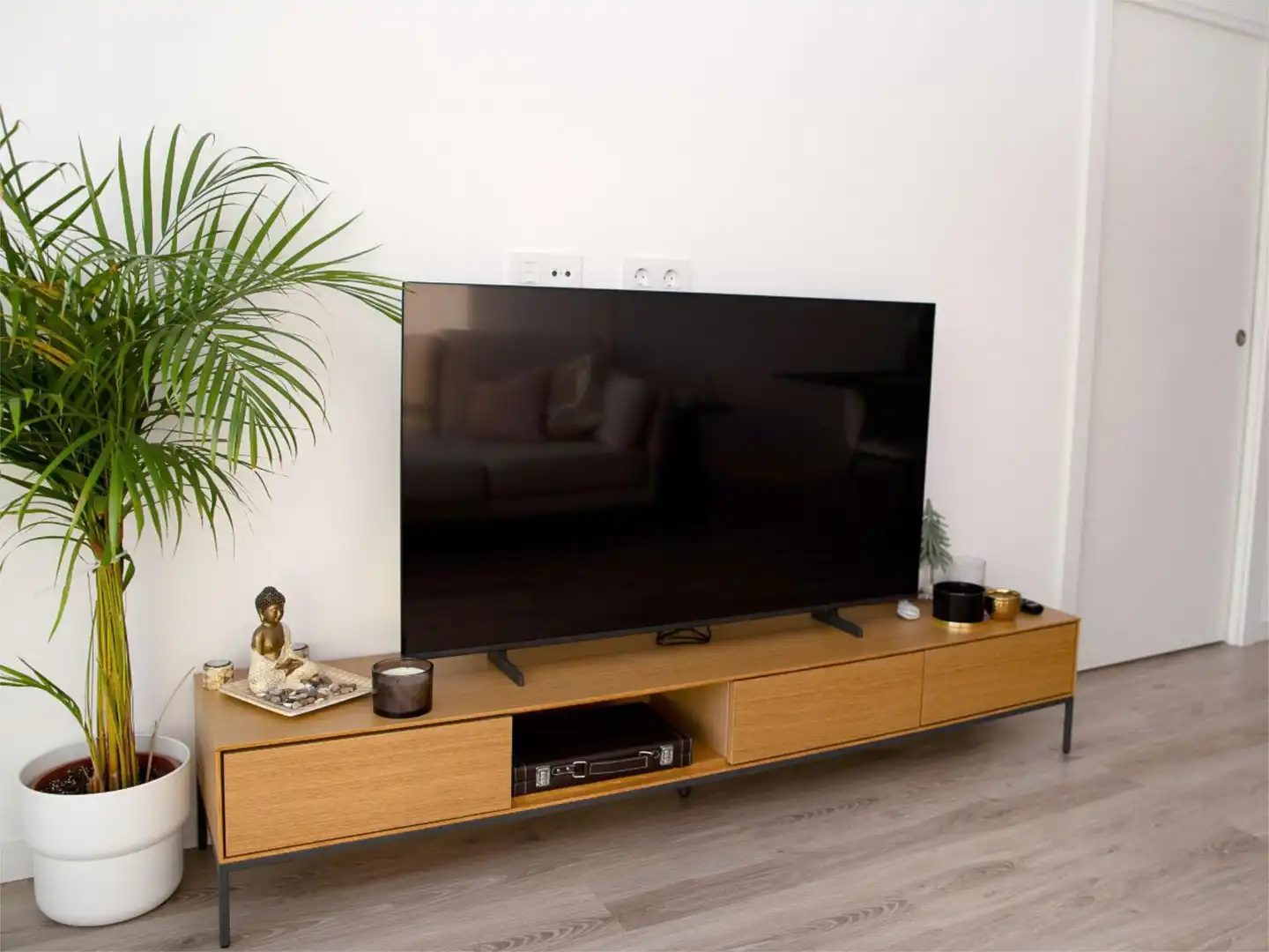 Flat for sale in Avinguda D'Escandinàvia, 118, Panorama - Sierramar Living room of Flat for sale in Santa Pola with Air Conditioner, Parquet flooring and Terrace