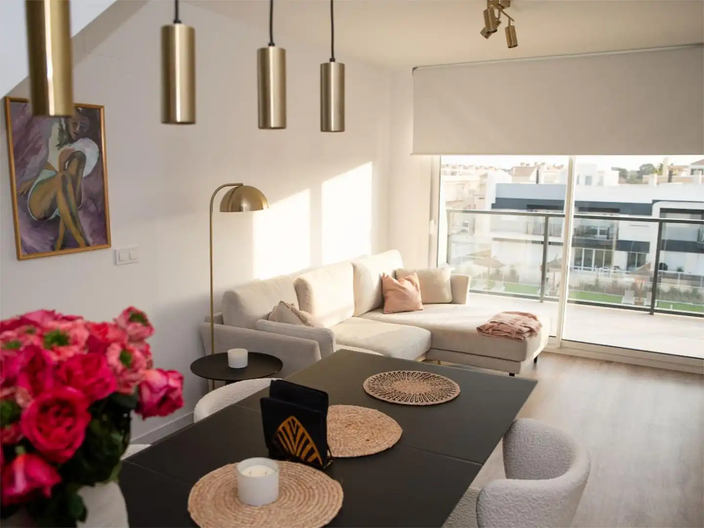Flat for sale in Avinguda D'Escandinàvia, 118, Panorama - Sierramar Living room of Flat for sale in Santa Pola with Air Conditioner, Parquet flooring and Terrace