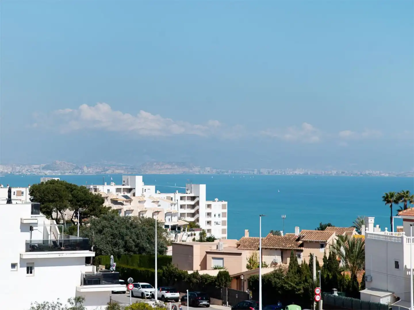 Flat for sale in Avinguda D'Escandinàvia, 118, Panorama - Sierramar Exterior view of Flat for sale in Santa Pola with Air Conditioner, Parquet flooring and Terrace