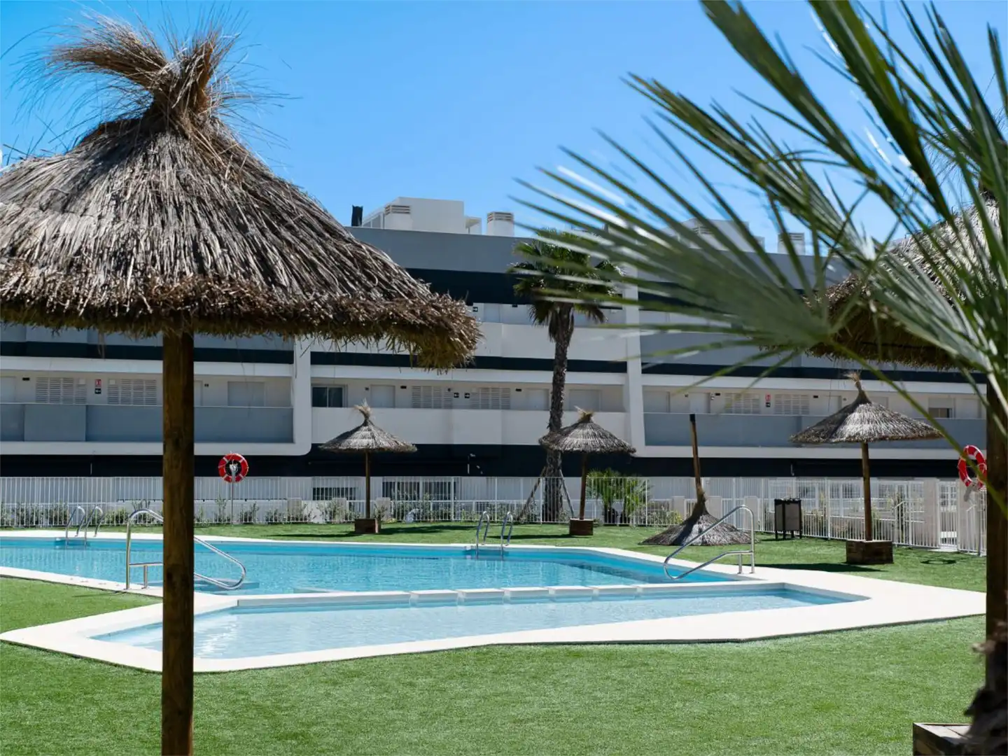 Flat for sale in Avinguda D'Escandinàvia, 118, Panorama - Sierramar Swimming pool of Flat for sale in Santa Pola with Air Conditioner, Parquet flooring and Terrace